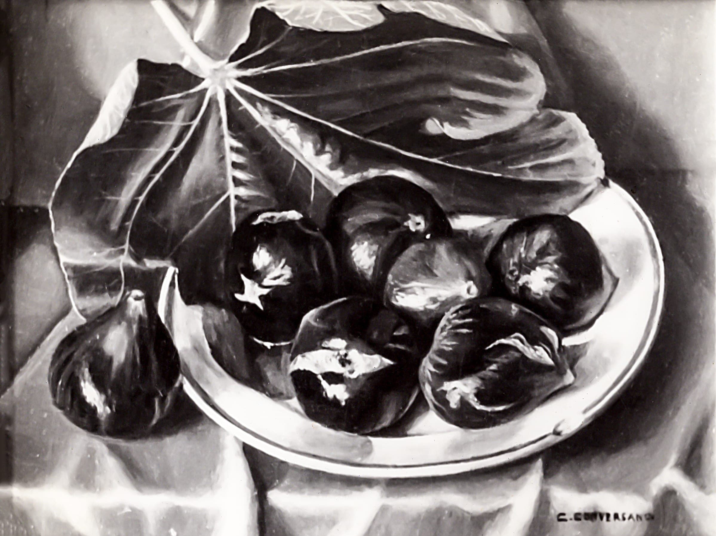 Fichi, 1959 — dipinto di Carmine Conversano