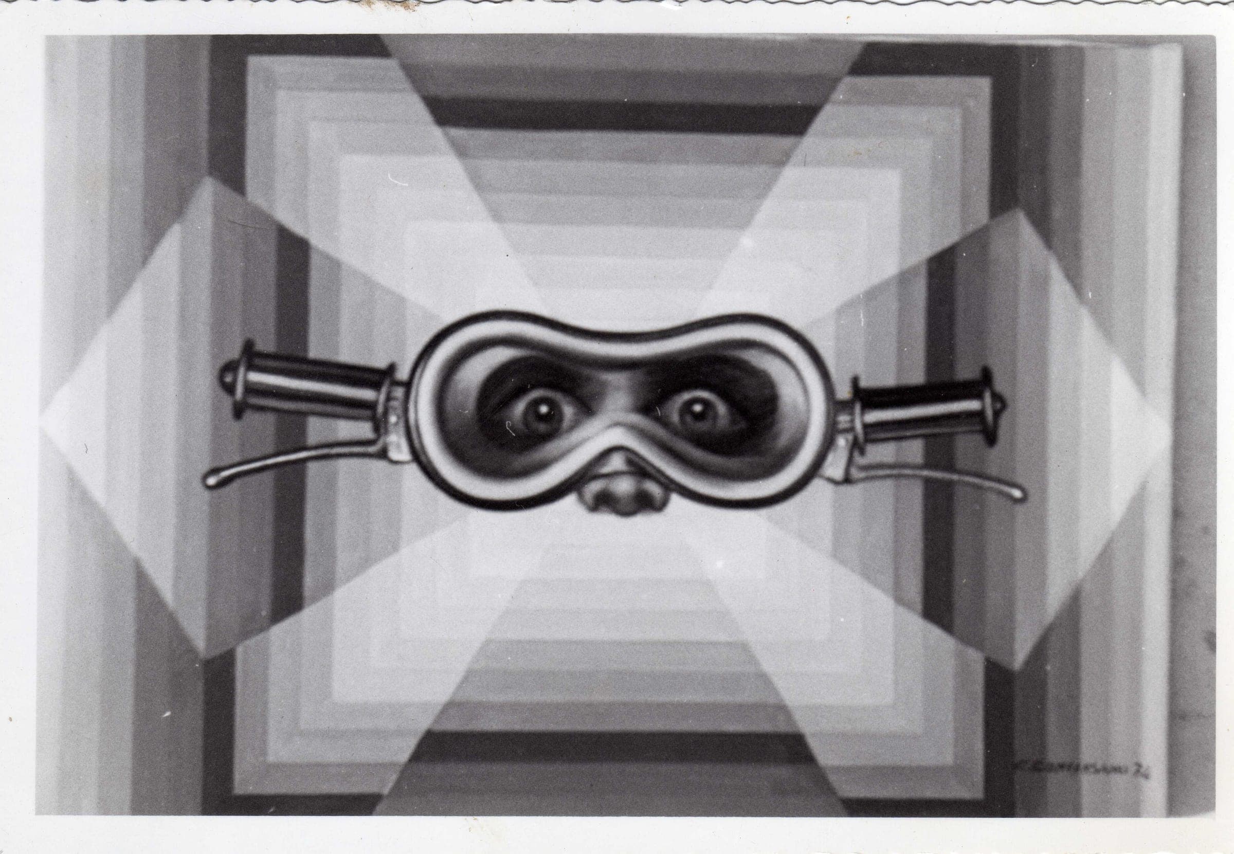 Sub, 1974 — dipinto di Carmine Conversano