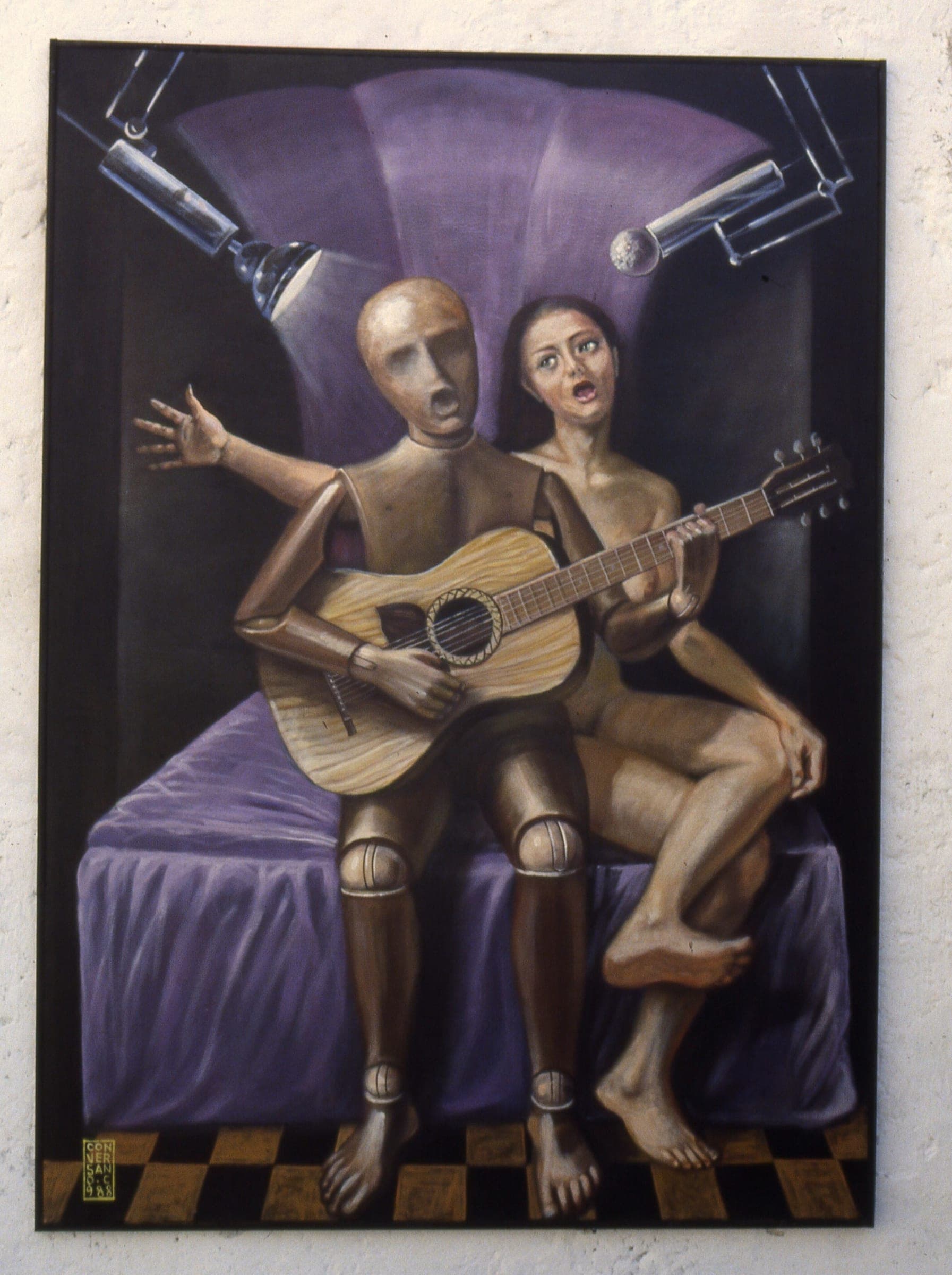Duetto, 1988 — dipinto di Carmine Conversano