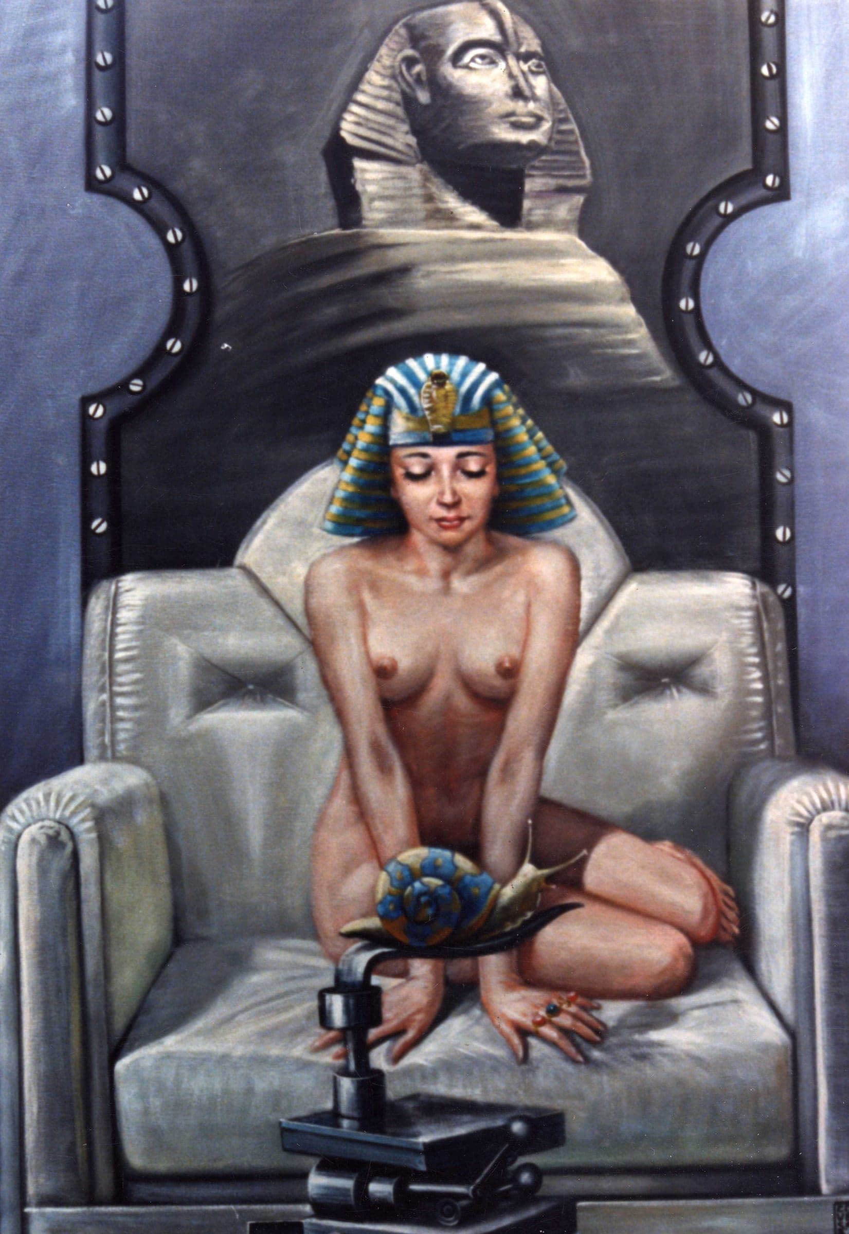 Nefertiti, 1988 — dipinto di Carmine Conversano