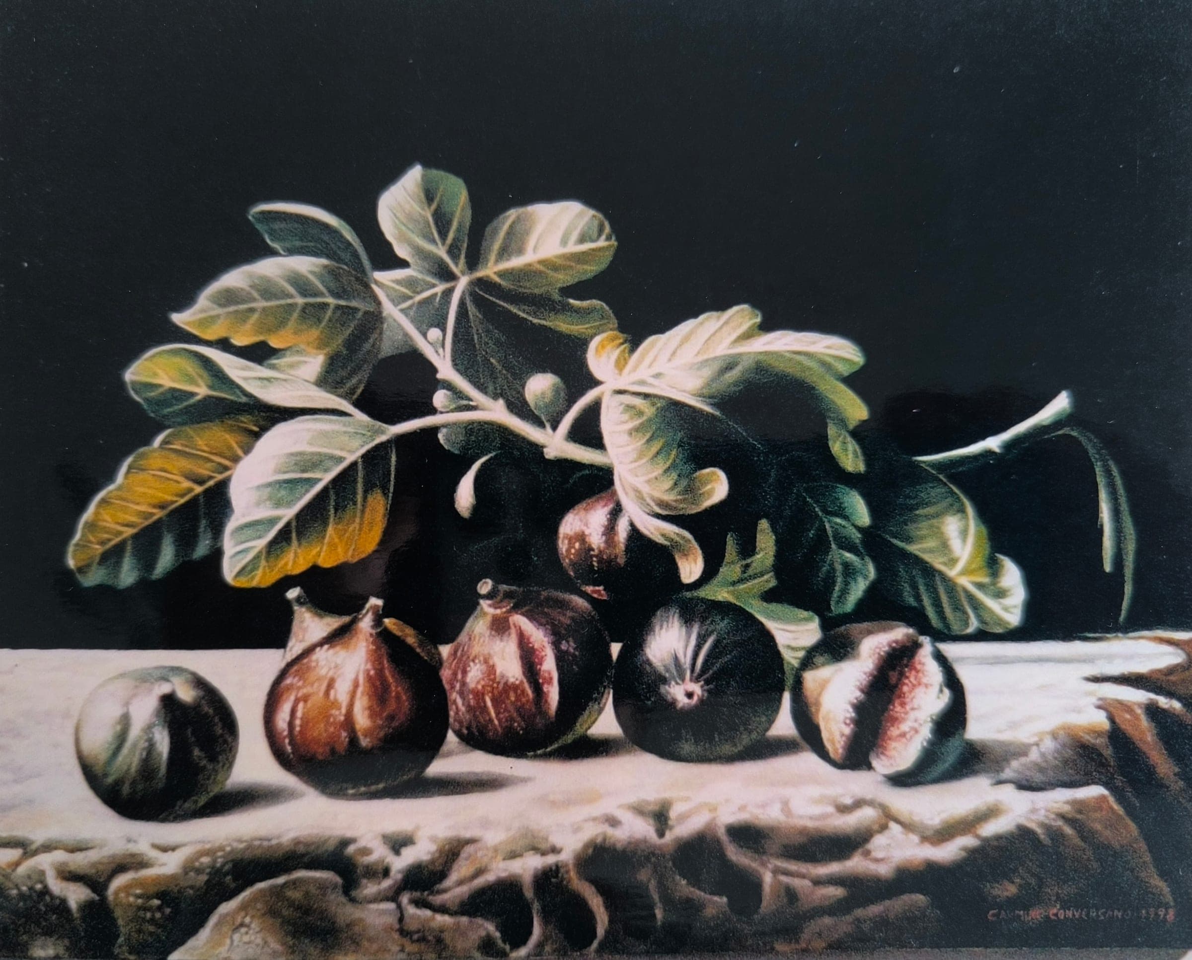Fichi, 1998 — dipinto di Carmine Conversano