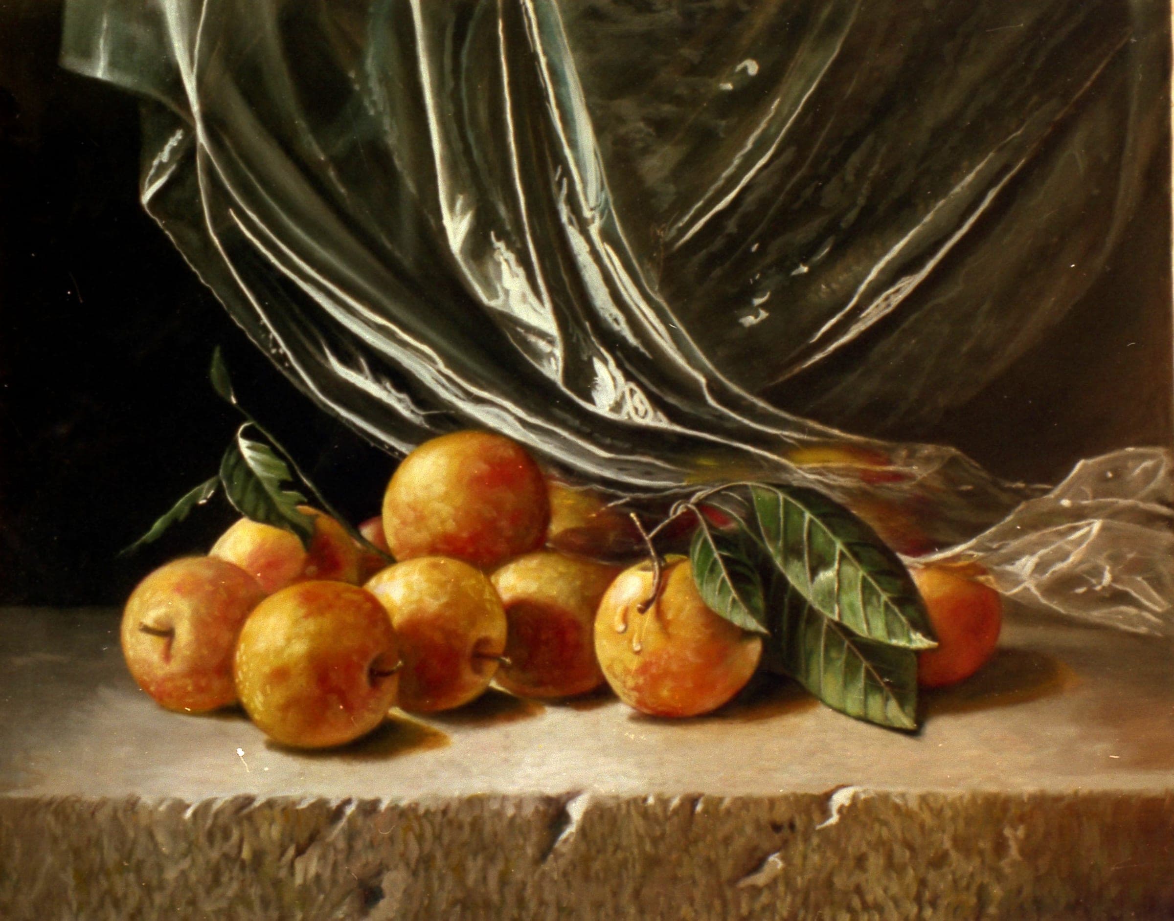 Al riparo, 2000 — dipinto di Carmine Conversano