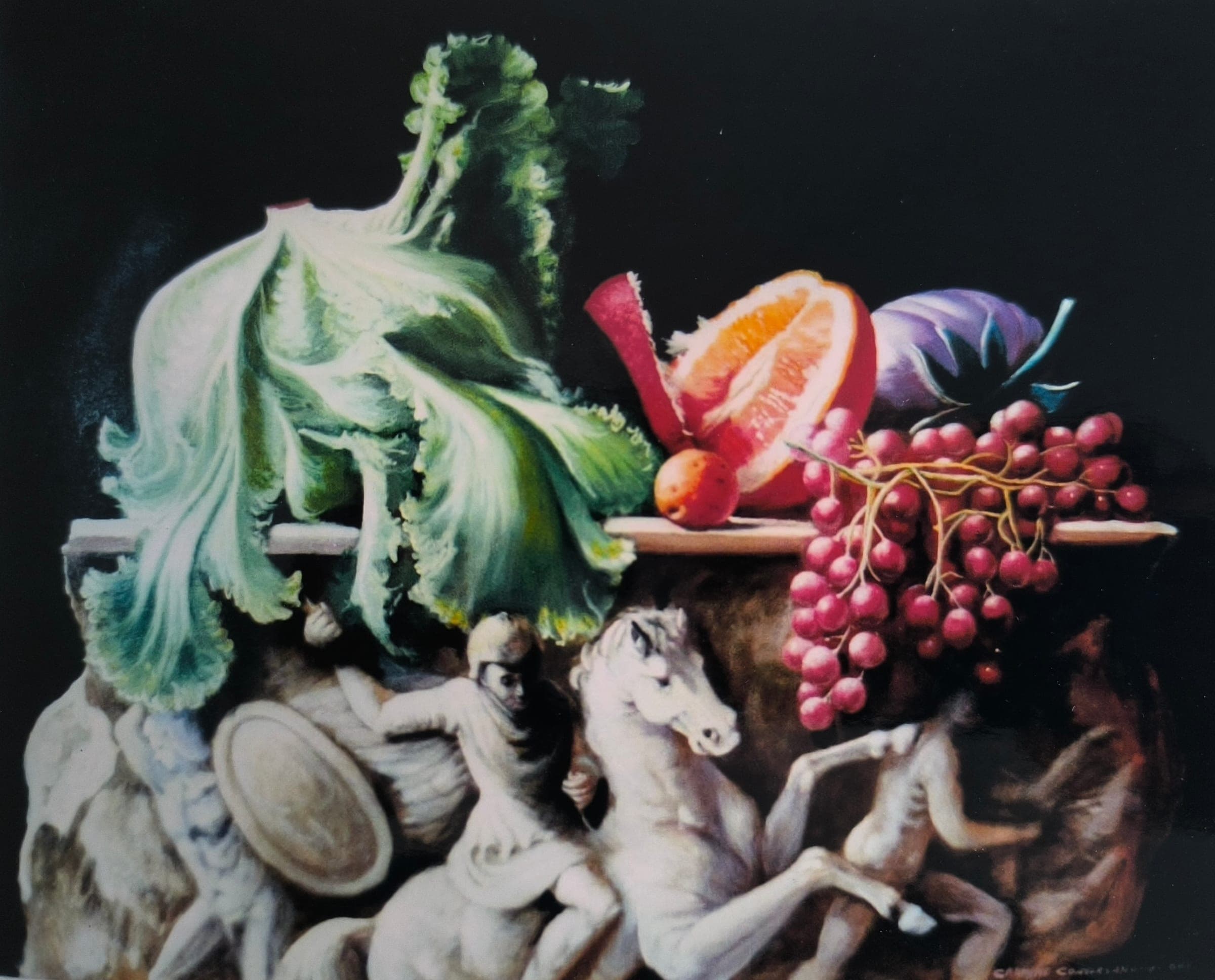 Uva rossa, 2001 — dipinto di Carmine Conversano