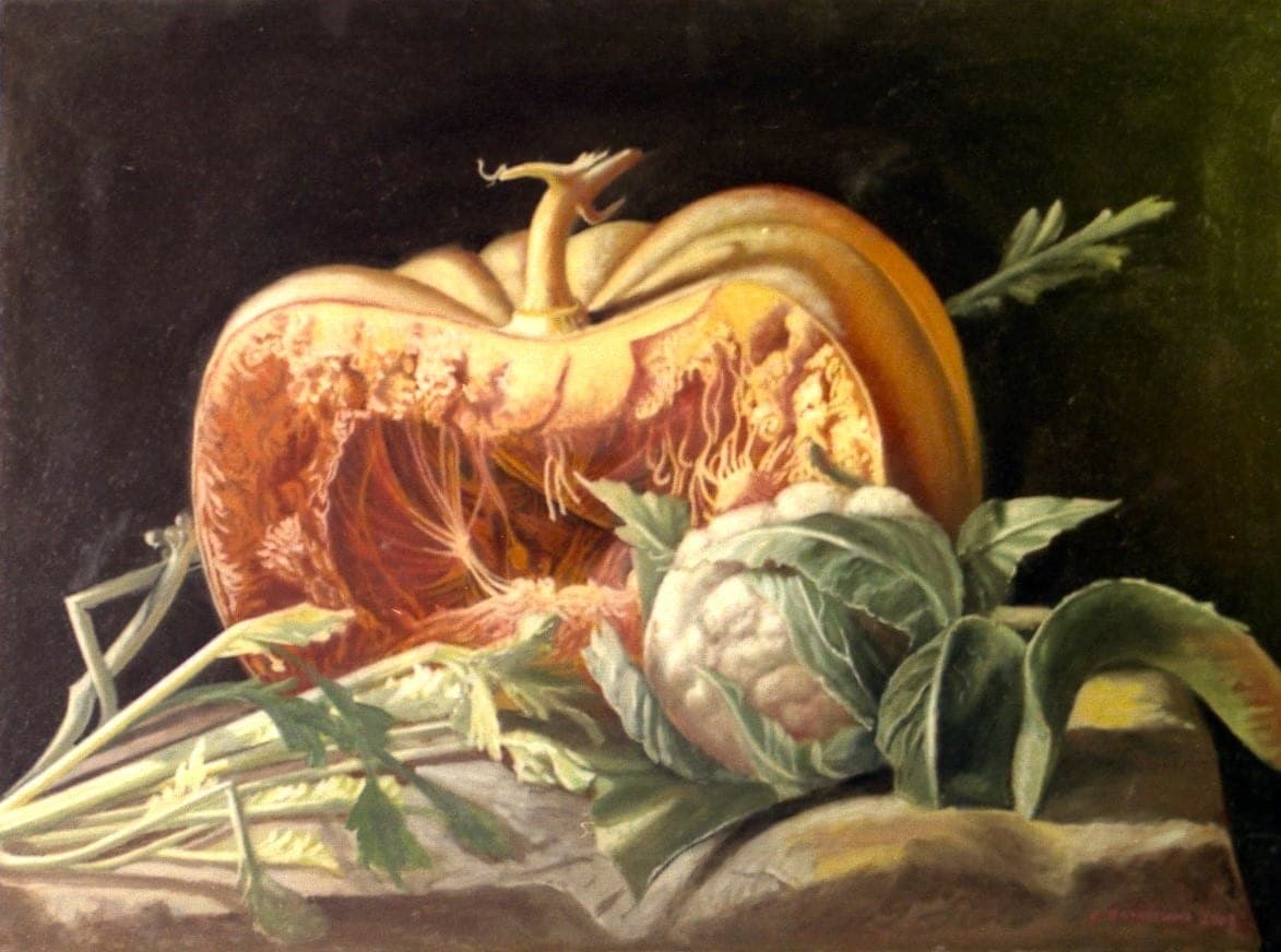 La zucca, 2002 — dipinto di Carmine Conversano