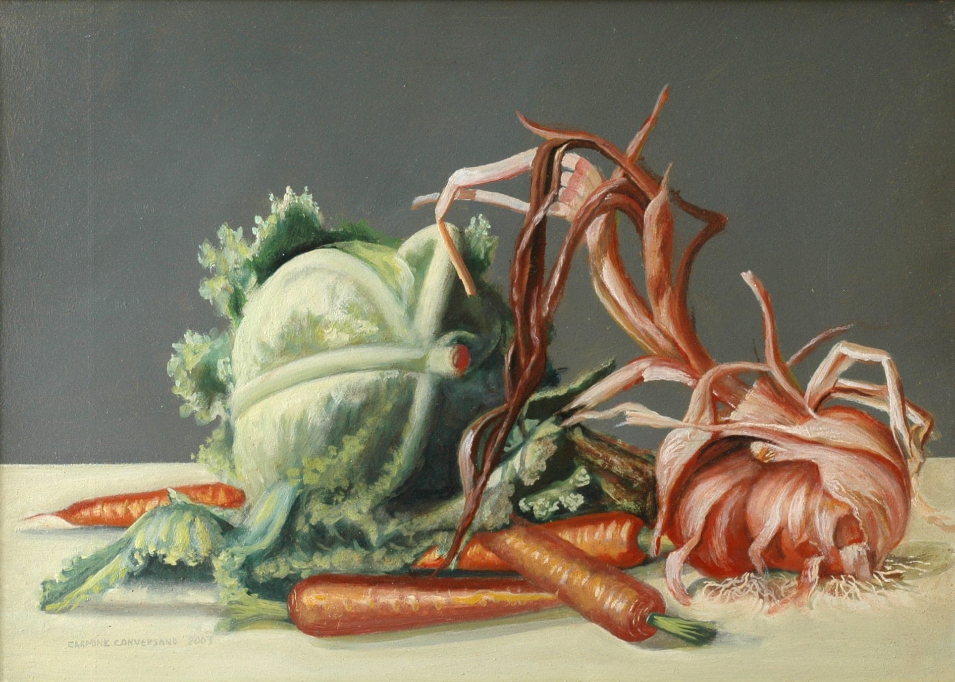 Carote, 2003 — dipinto di Carmine Conversano