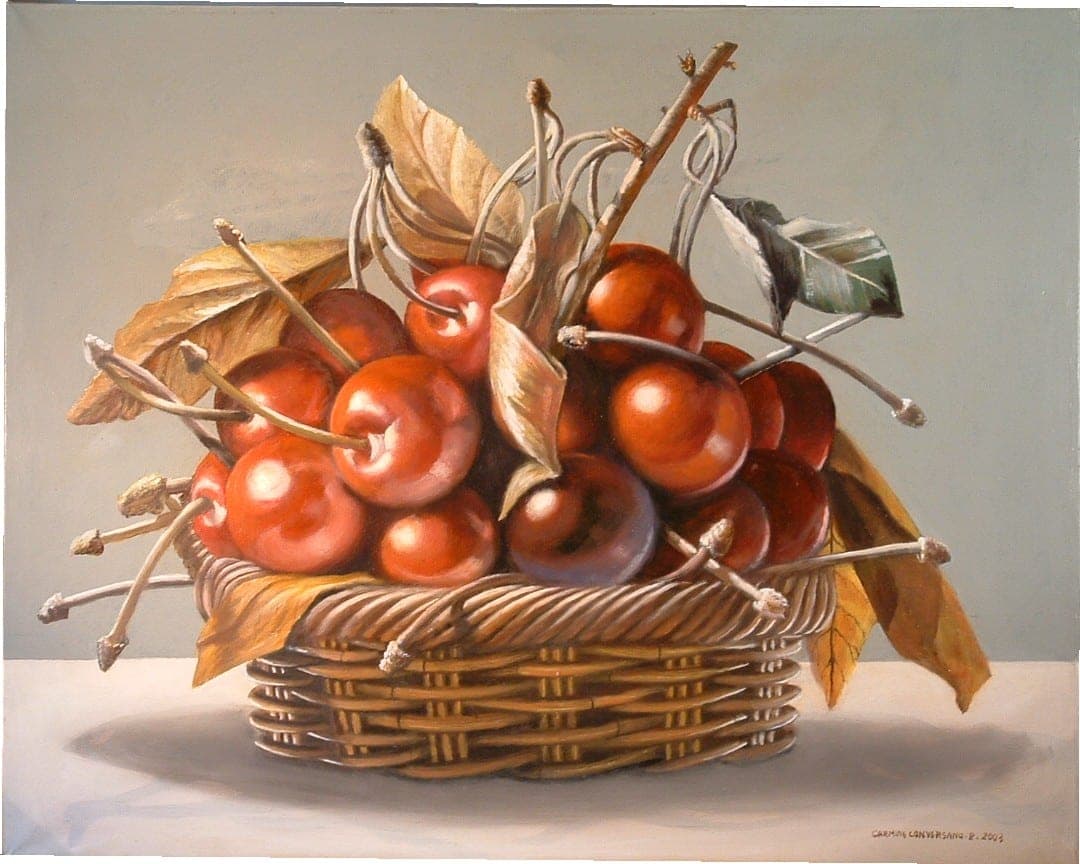 Ciliegie, 2003 — dipinto di Carmine Conversano