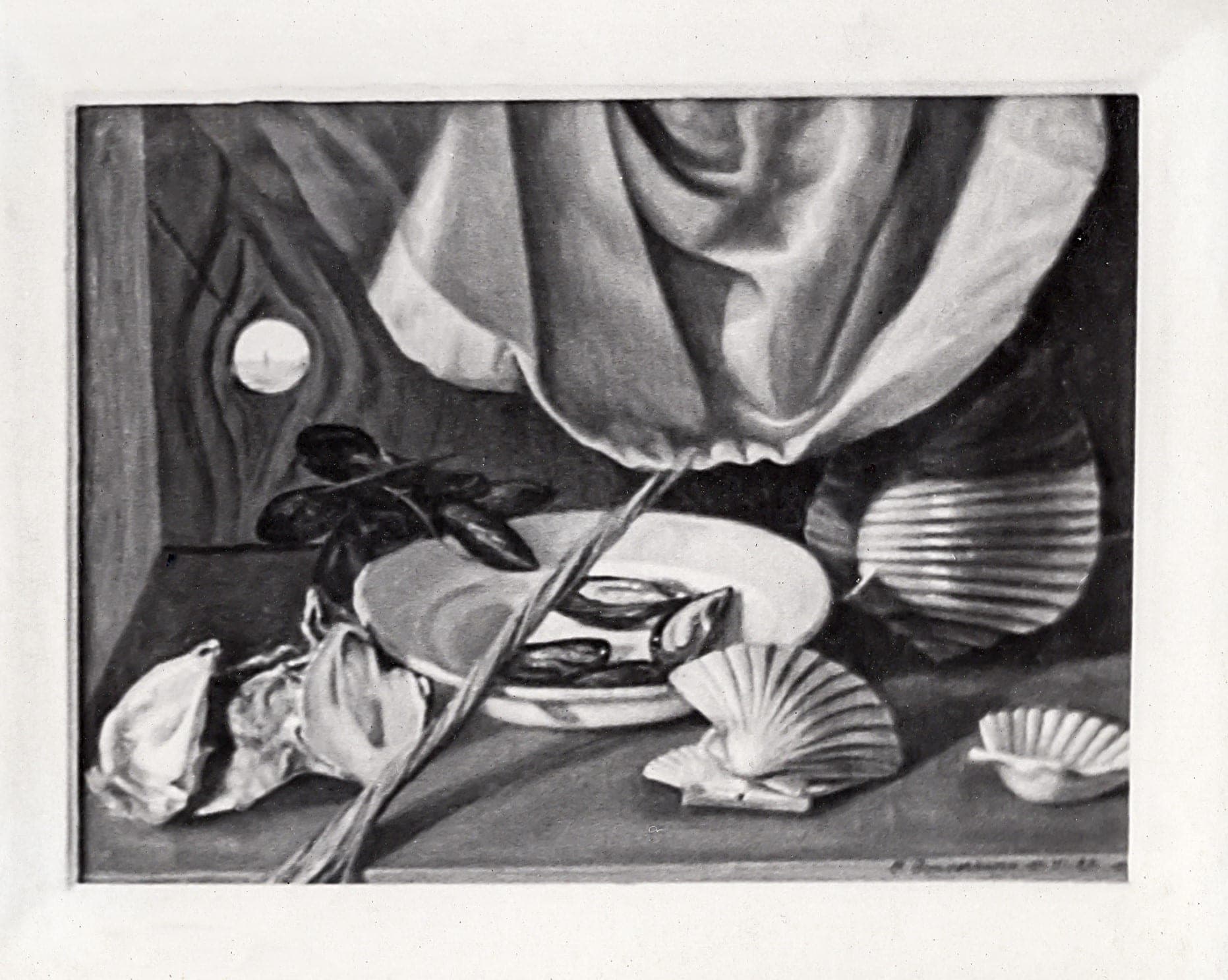Conchiglie, 1957 — dipinto di Carmine Conversano