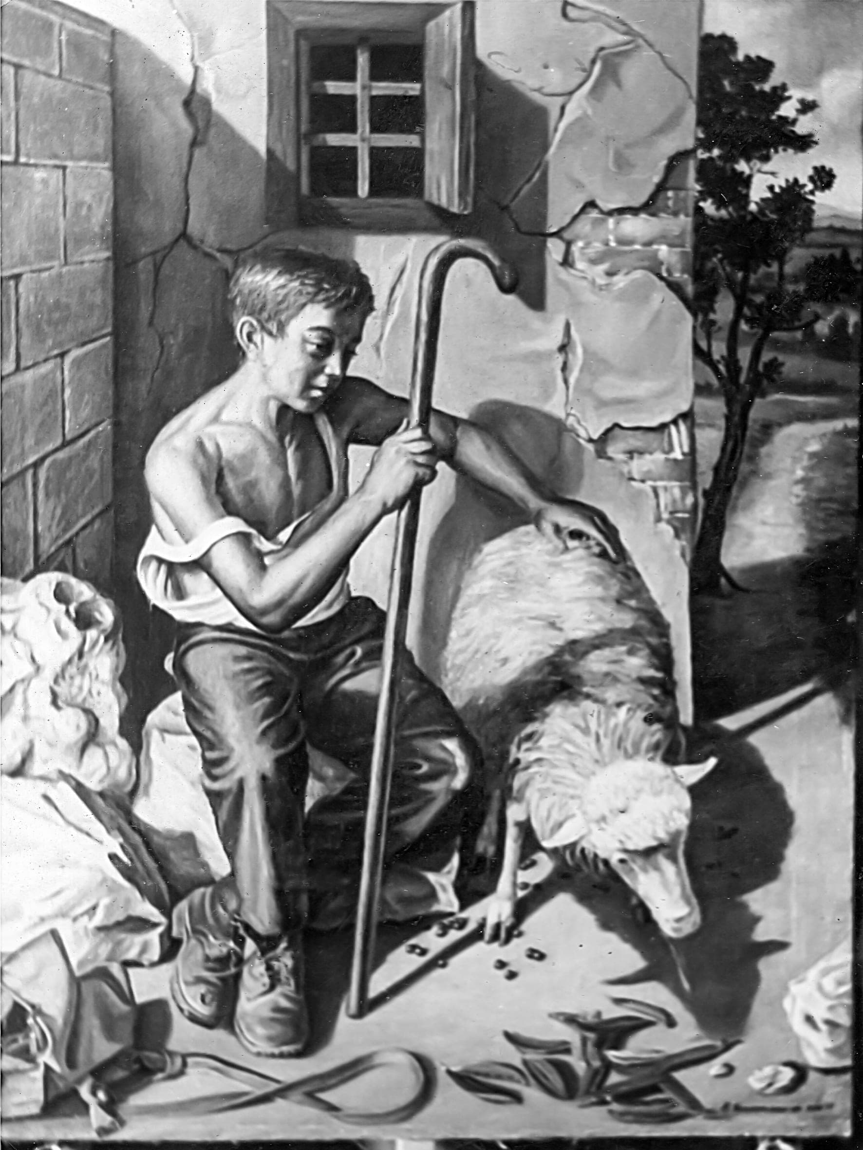 Pastorello, 1957 — dipinto di Carmine Conversano