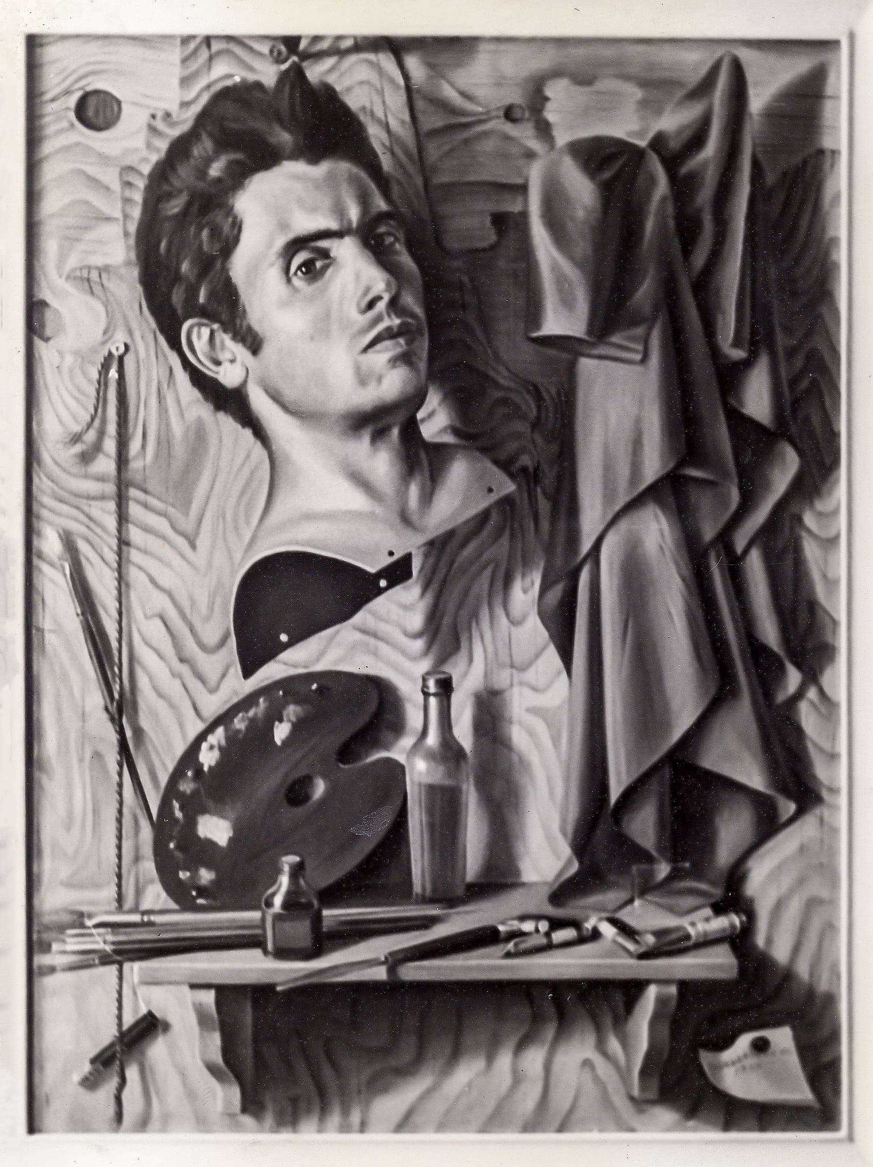Autoritratto, 1959 — dipinto di Carmine Conversano