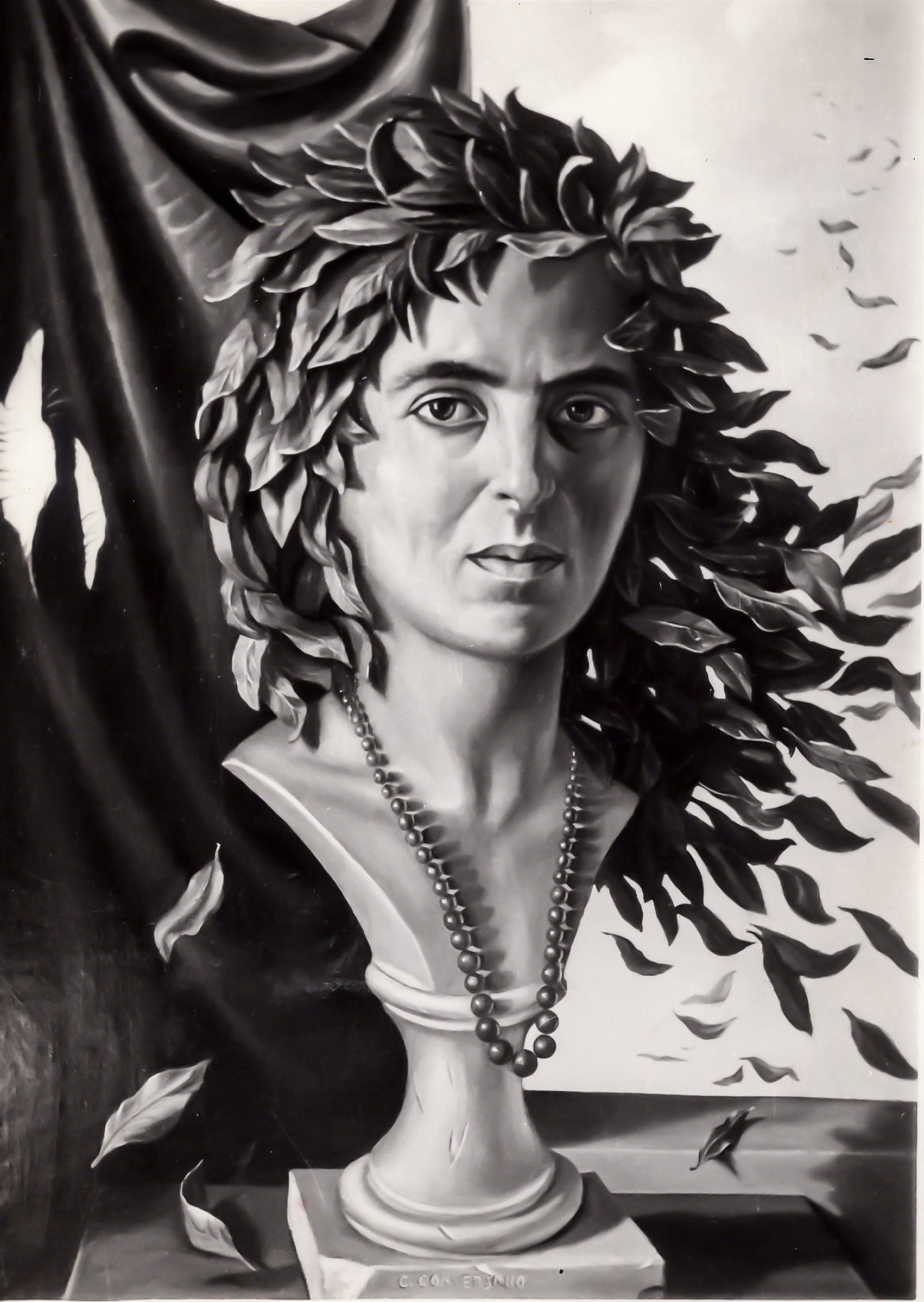 Colpo di vento, 1960 — dipinto di Carmine Conversano