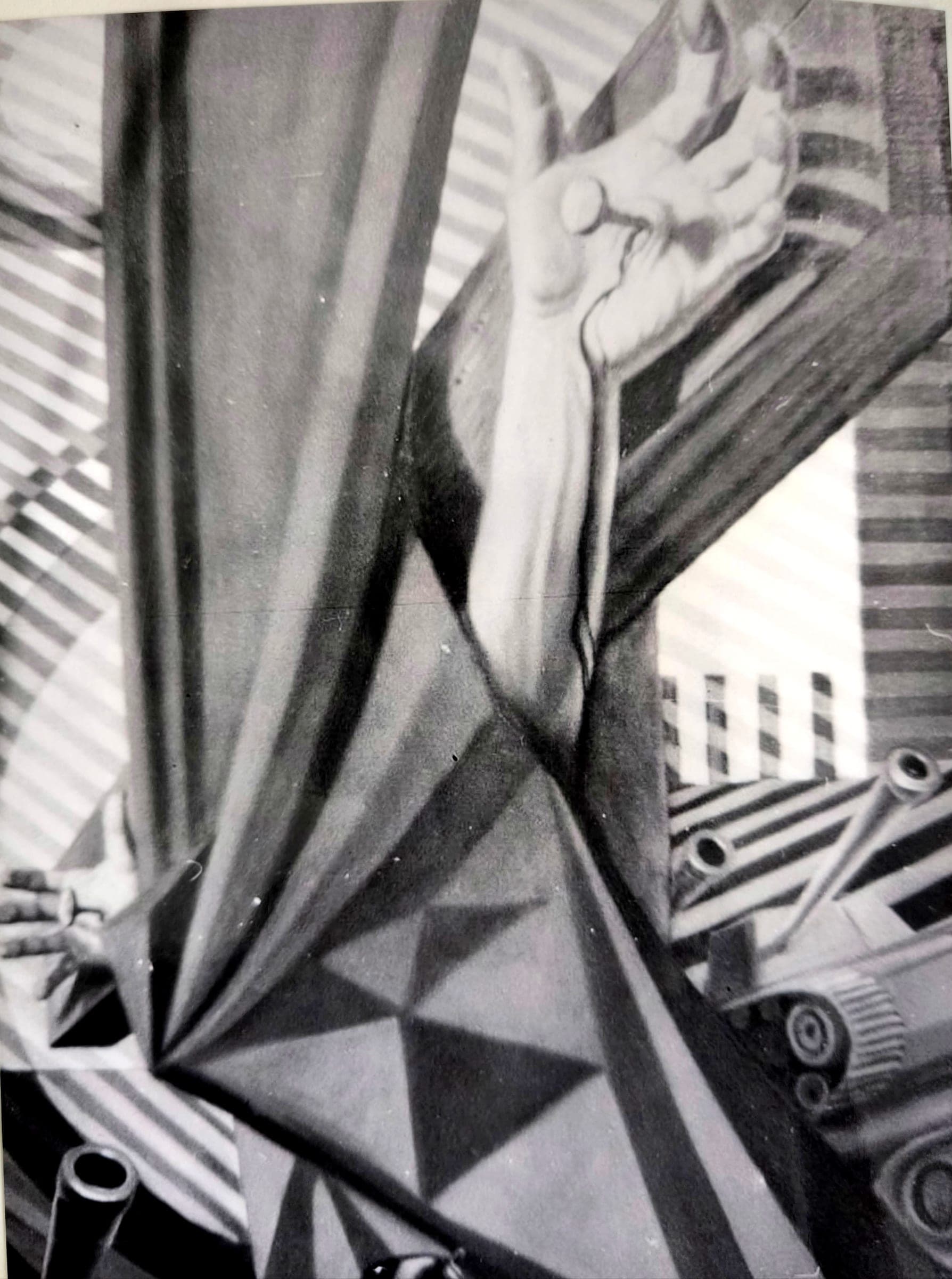 Crocifissione, 1974 — dipinto di Carmine Conversano