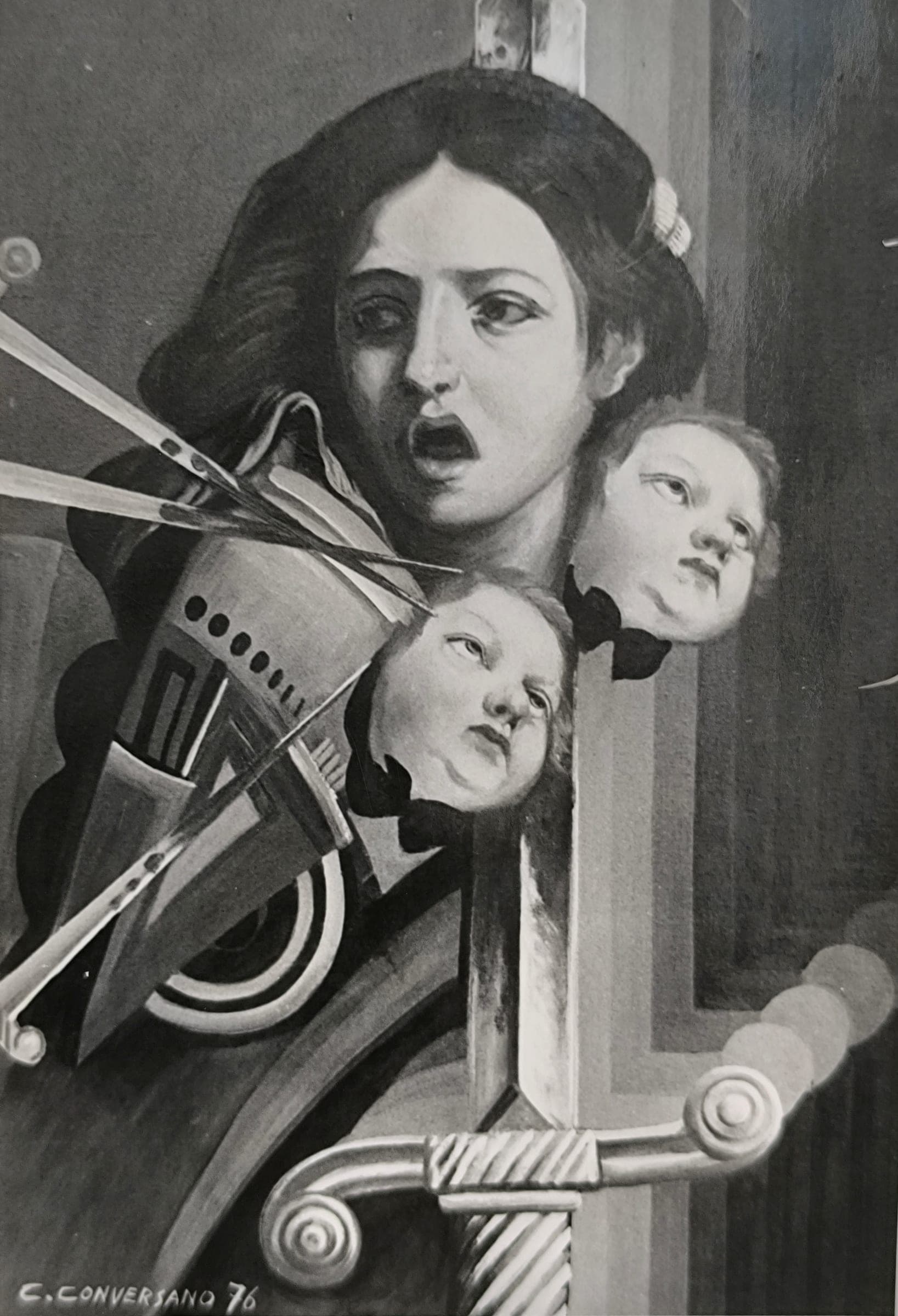 Omaggio a Guido Reni, 1976 — dipinto di Carmine Conversano