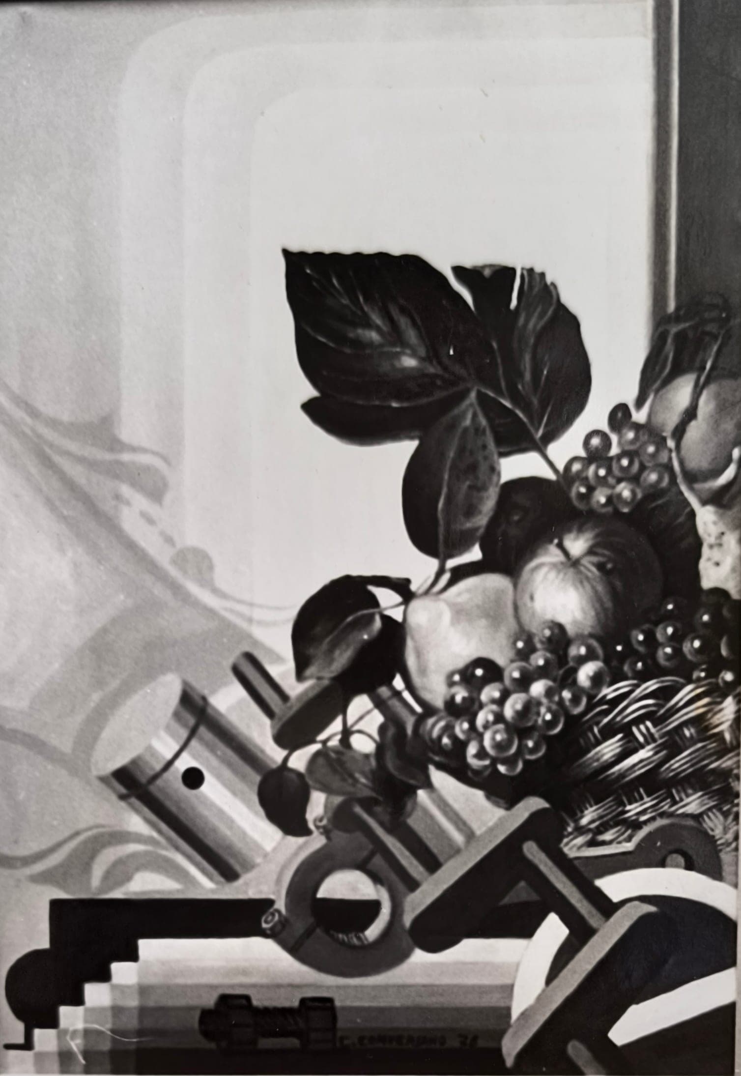 Caravaggio tra noi, 1977 — dipinto di Carmine Conversano
