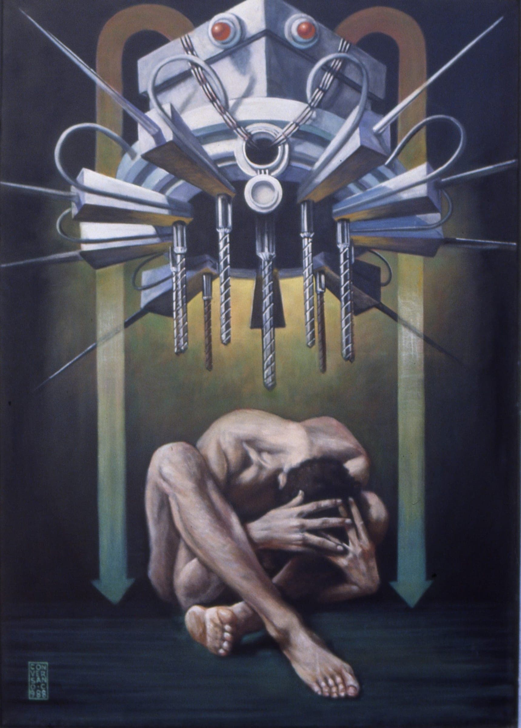 Incubo N. 1, 1988 — dipinto di Carmine Conversano