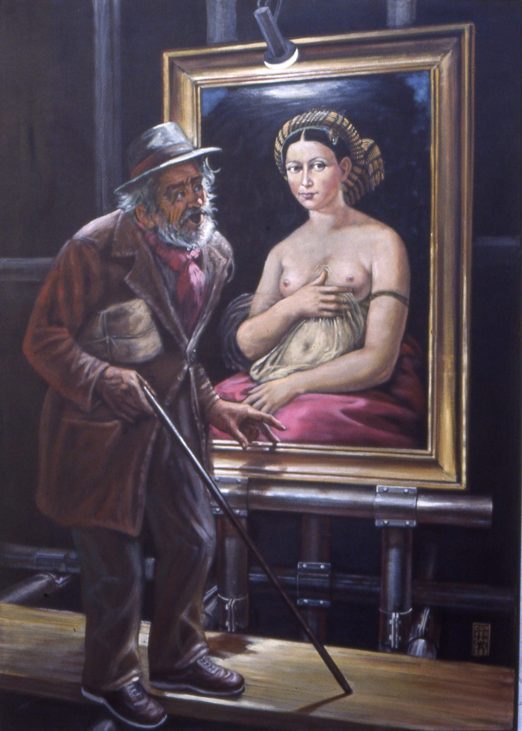 L'anima si appaga, 1988 — dipinto di Carmine Conversano
