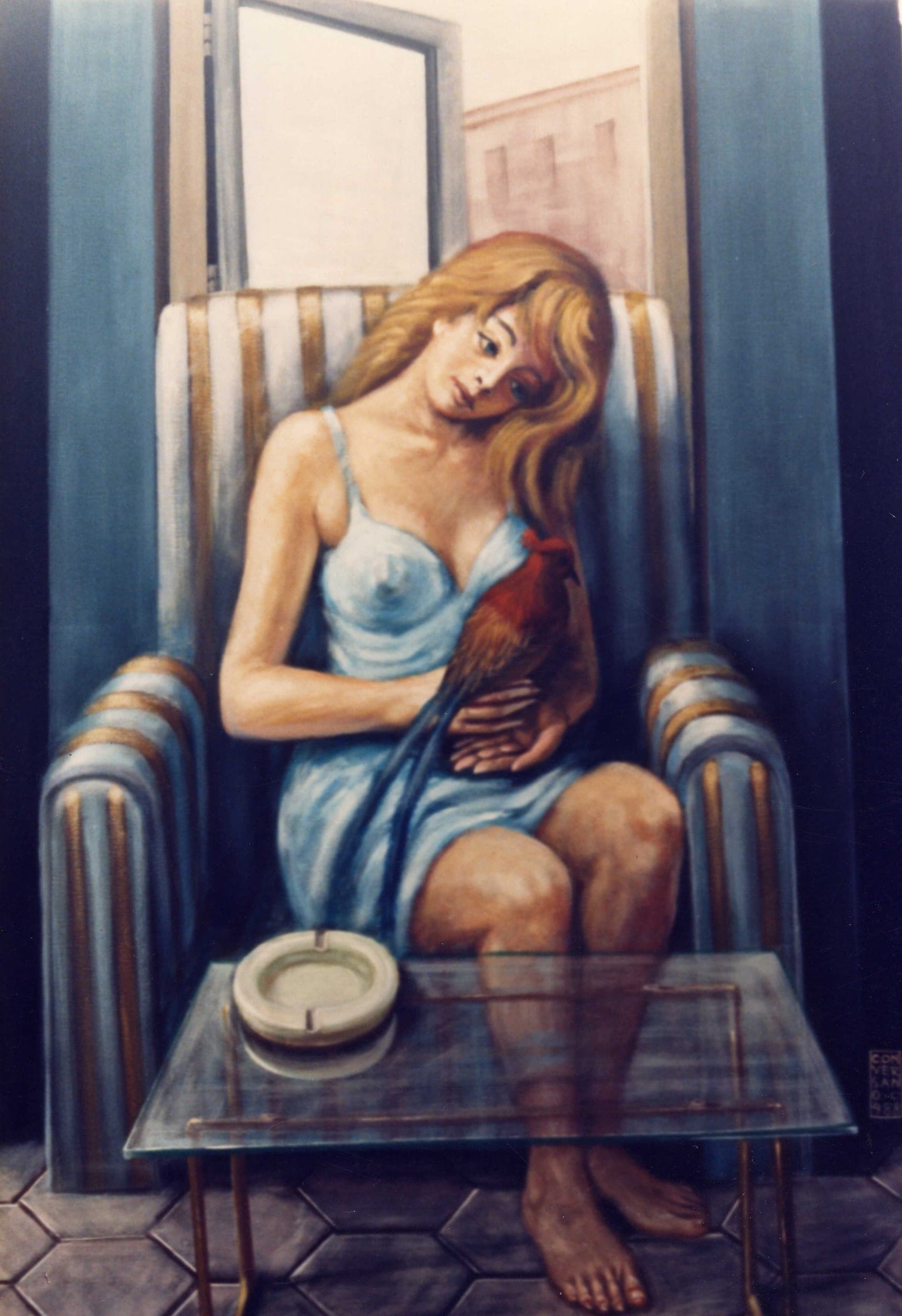 La finestra aperta, 1988 — dipinto di Carmine Conversano