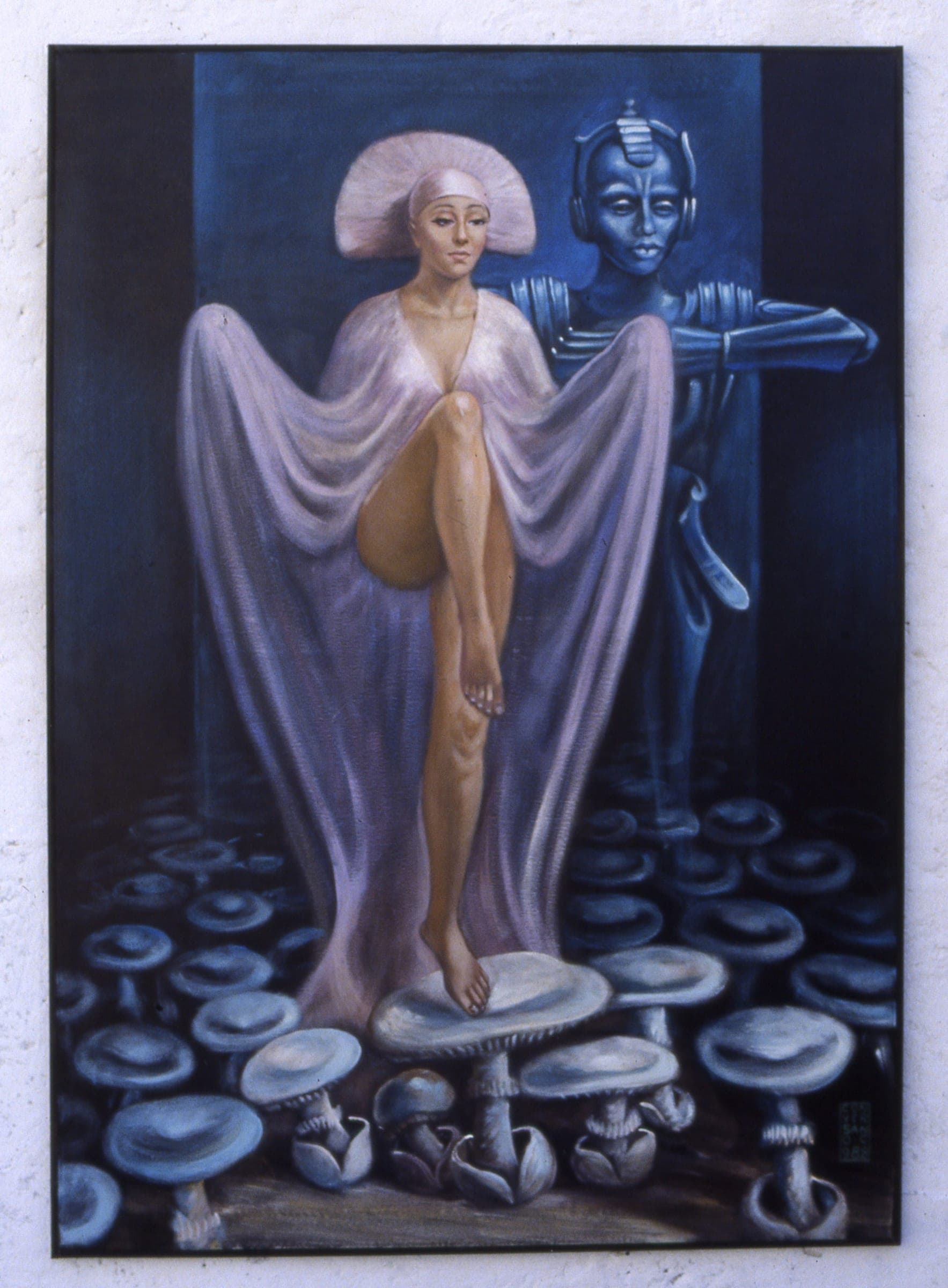 Studi per Metropolis, 1988 — dipinto di Carmine Conversano
