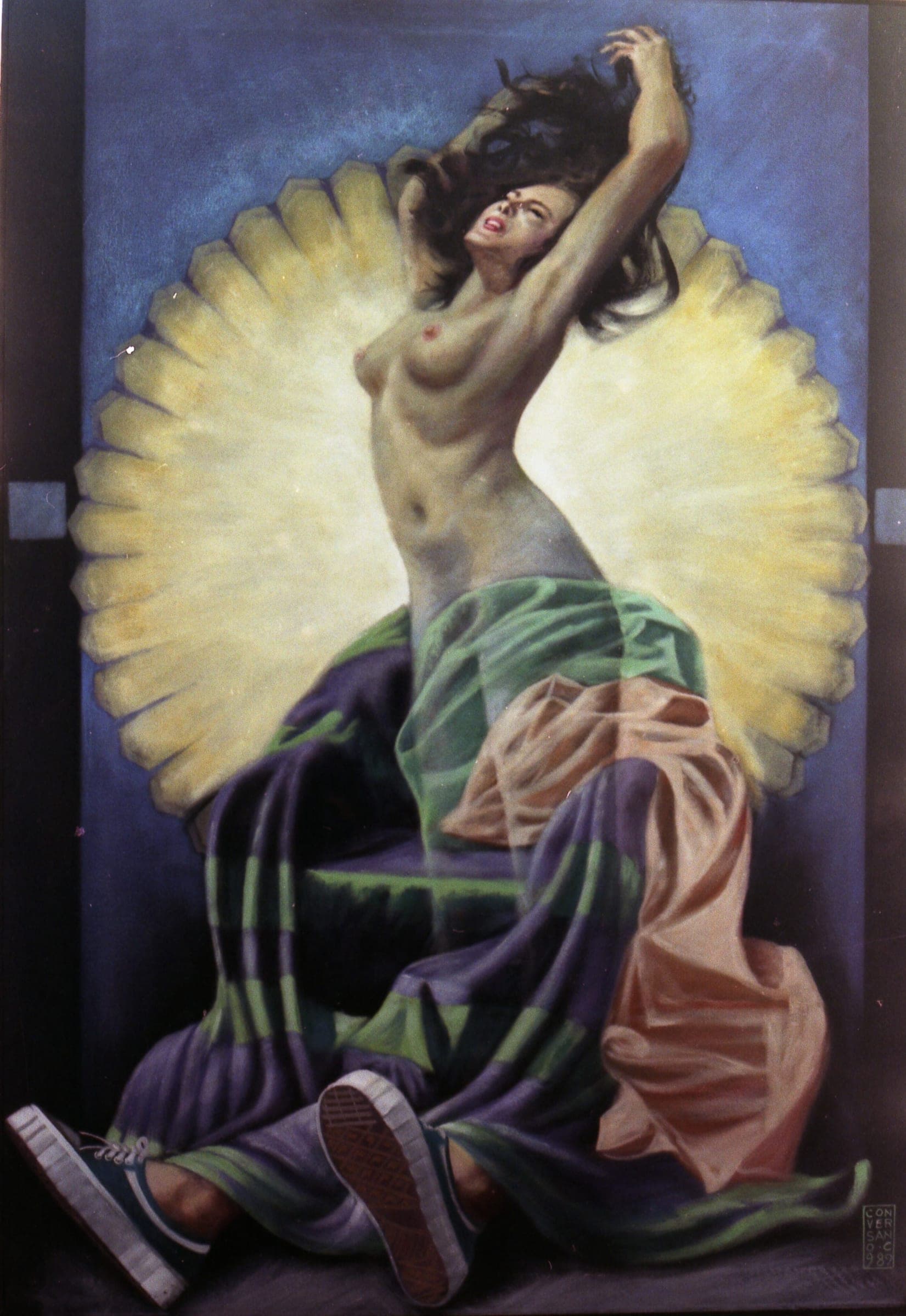 Nascita di Eva, 1989 — dipinto di Carmine Conversano