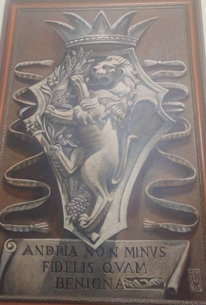 Stemma di Andria, 1989 — dipinto di Carmine Conversano