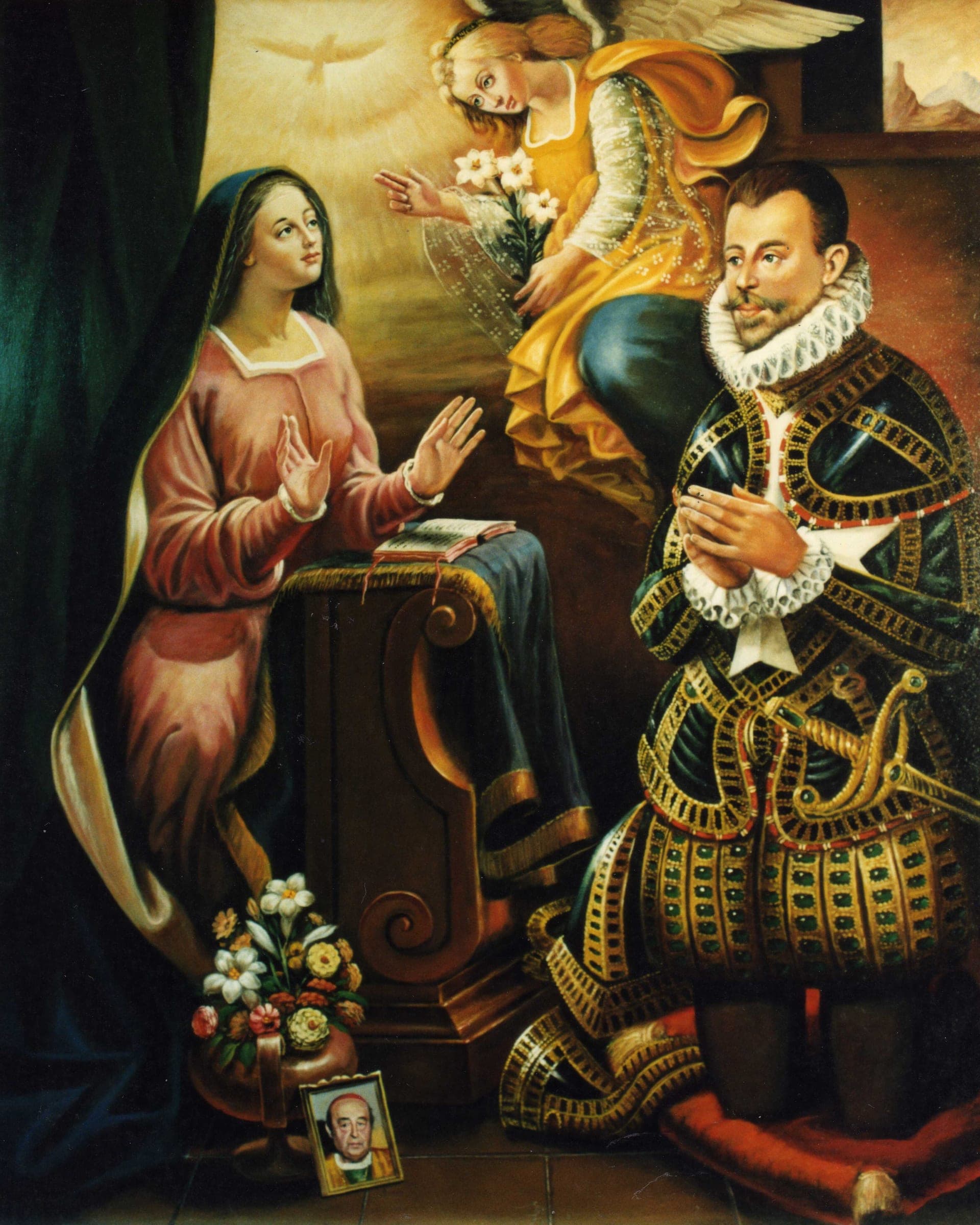 Ritratto di mons. Lanave, 1992 — dipinto di Carmine Conversano