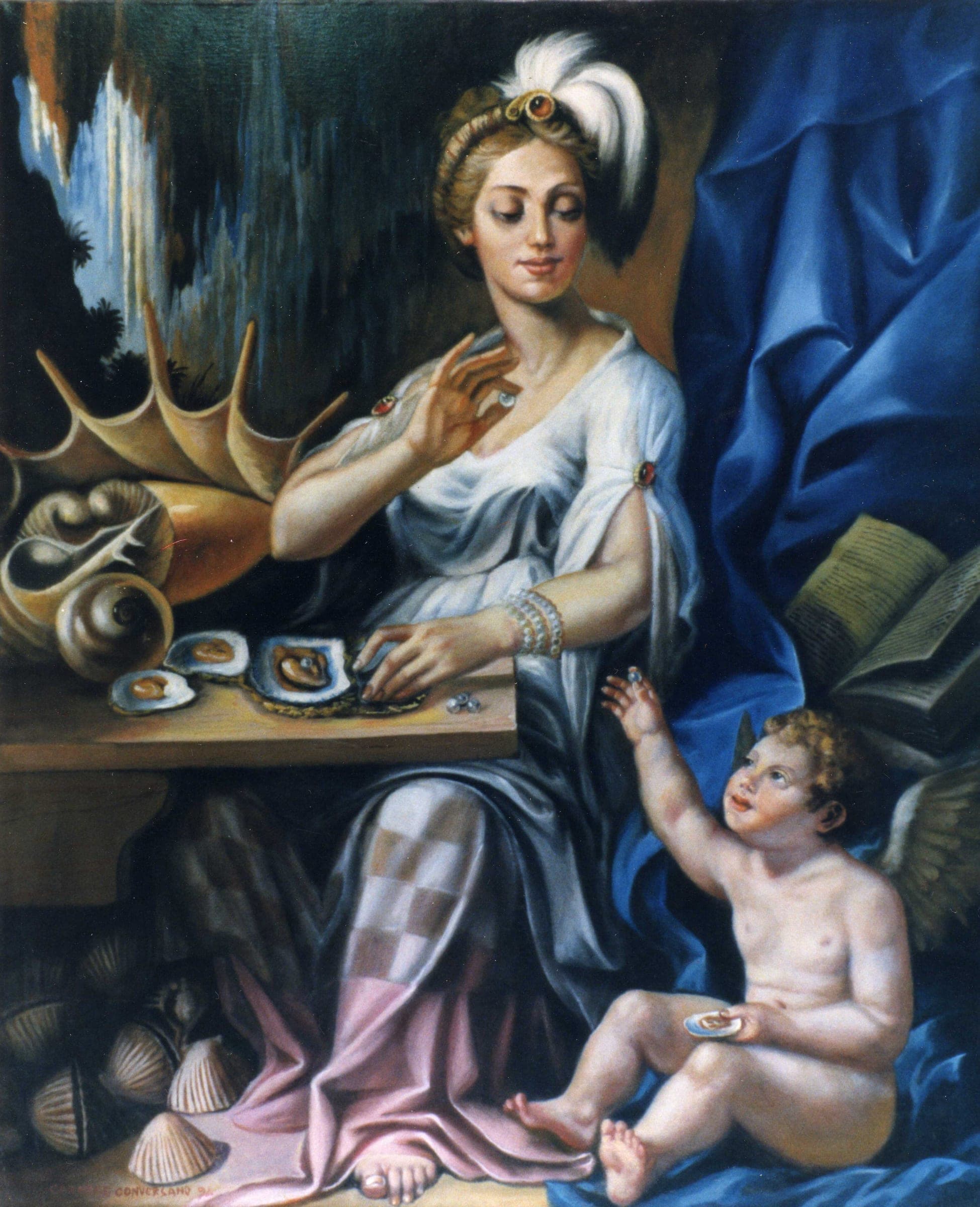 La Sibilla, 1994 — dipinto di Carmine Conversano