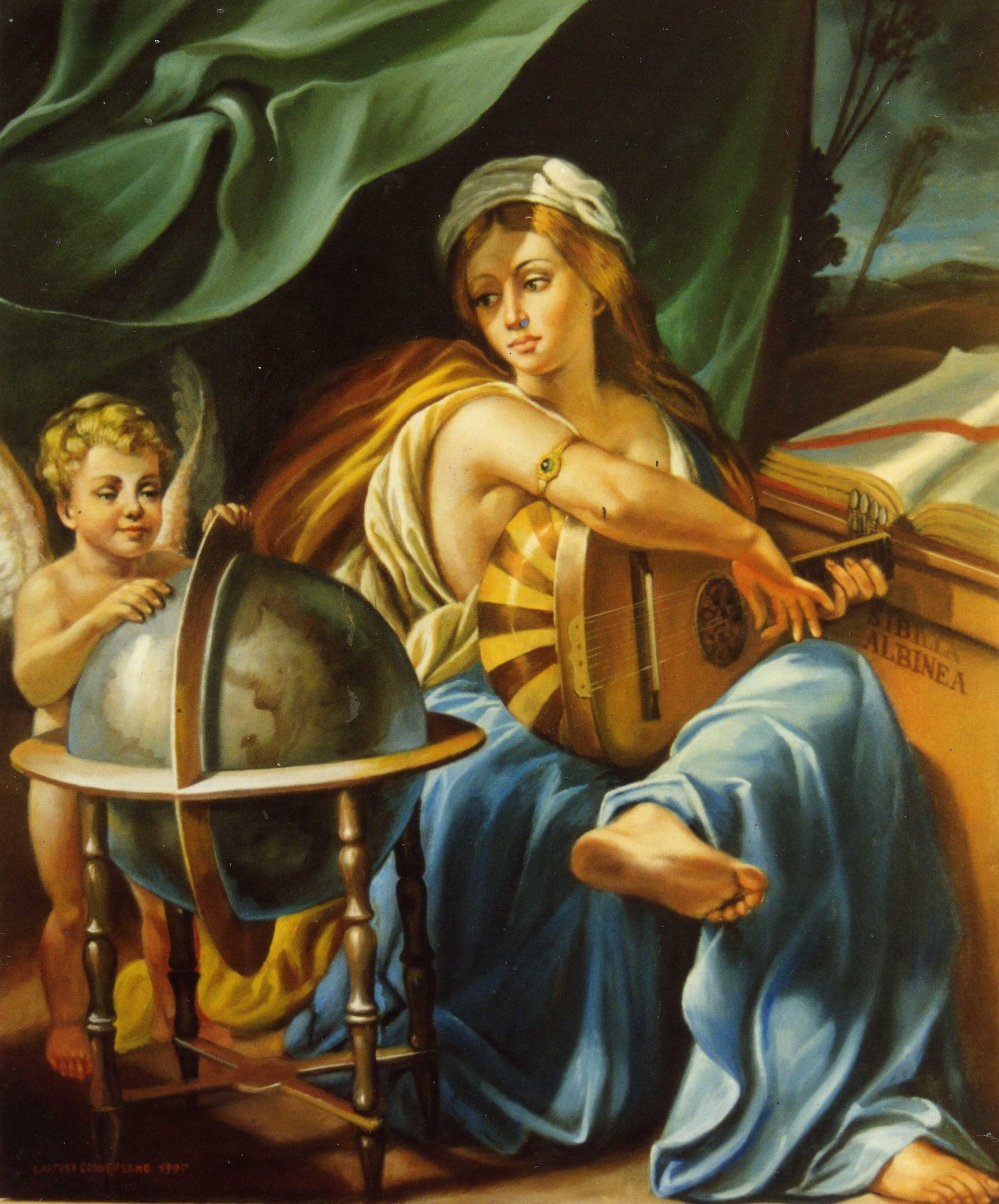 Sibilla Albinea, 1994 — dipinto di Carmine Conversano