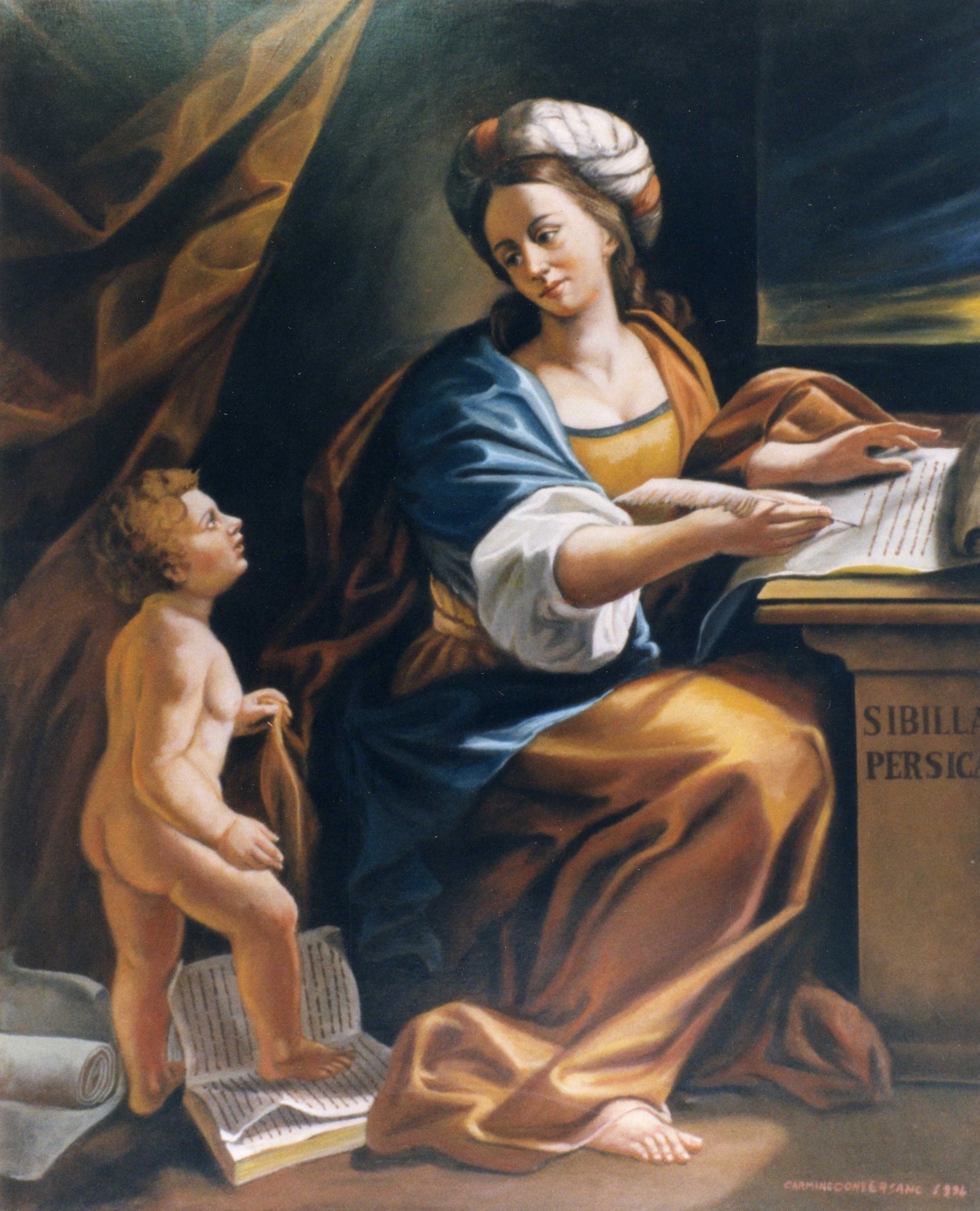 Sibilla Persica, 1994 — dipinto di Carmine Conversano