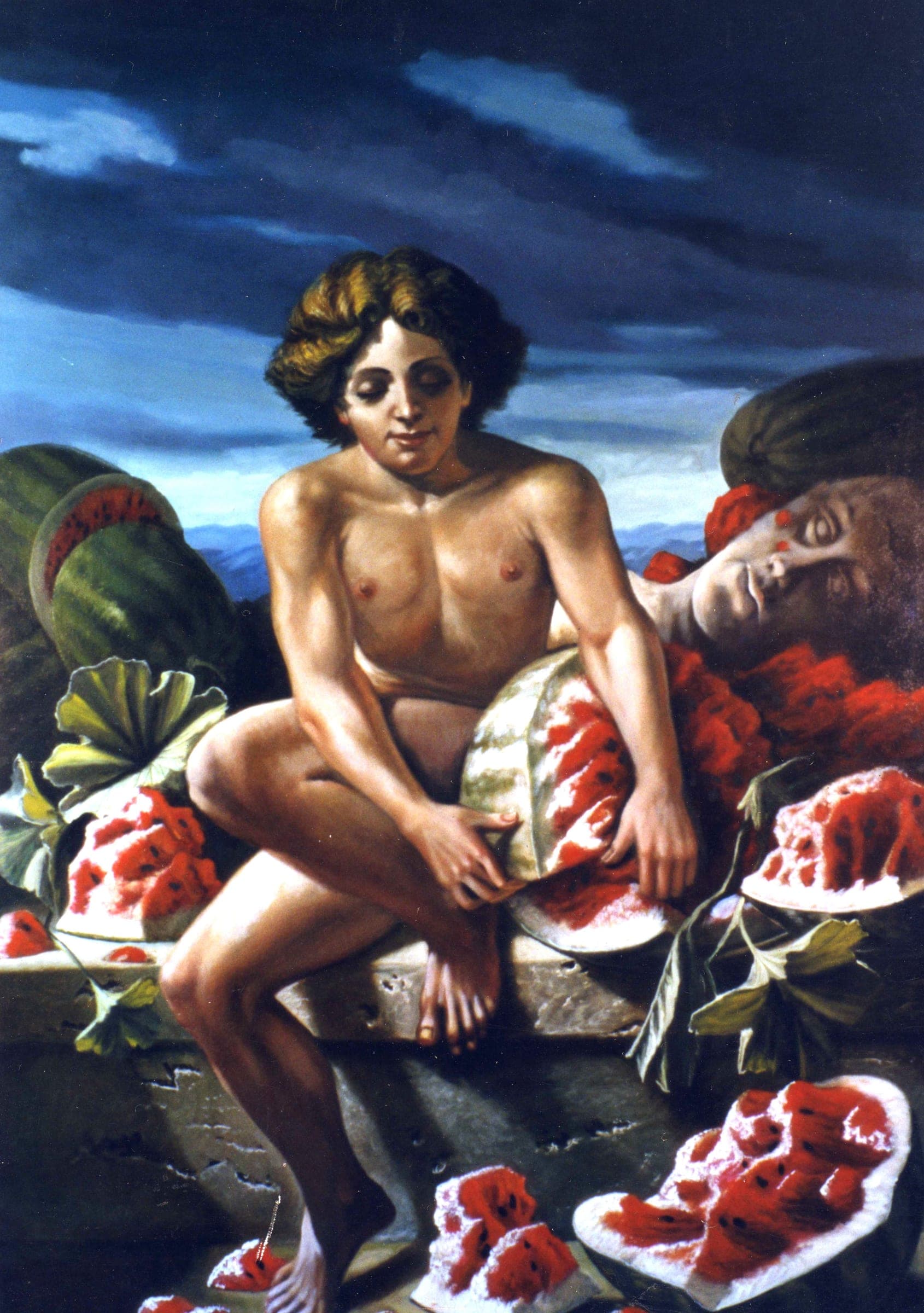 Delizie d'estate, 1999 — dipinto di Carmine Conversano