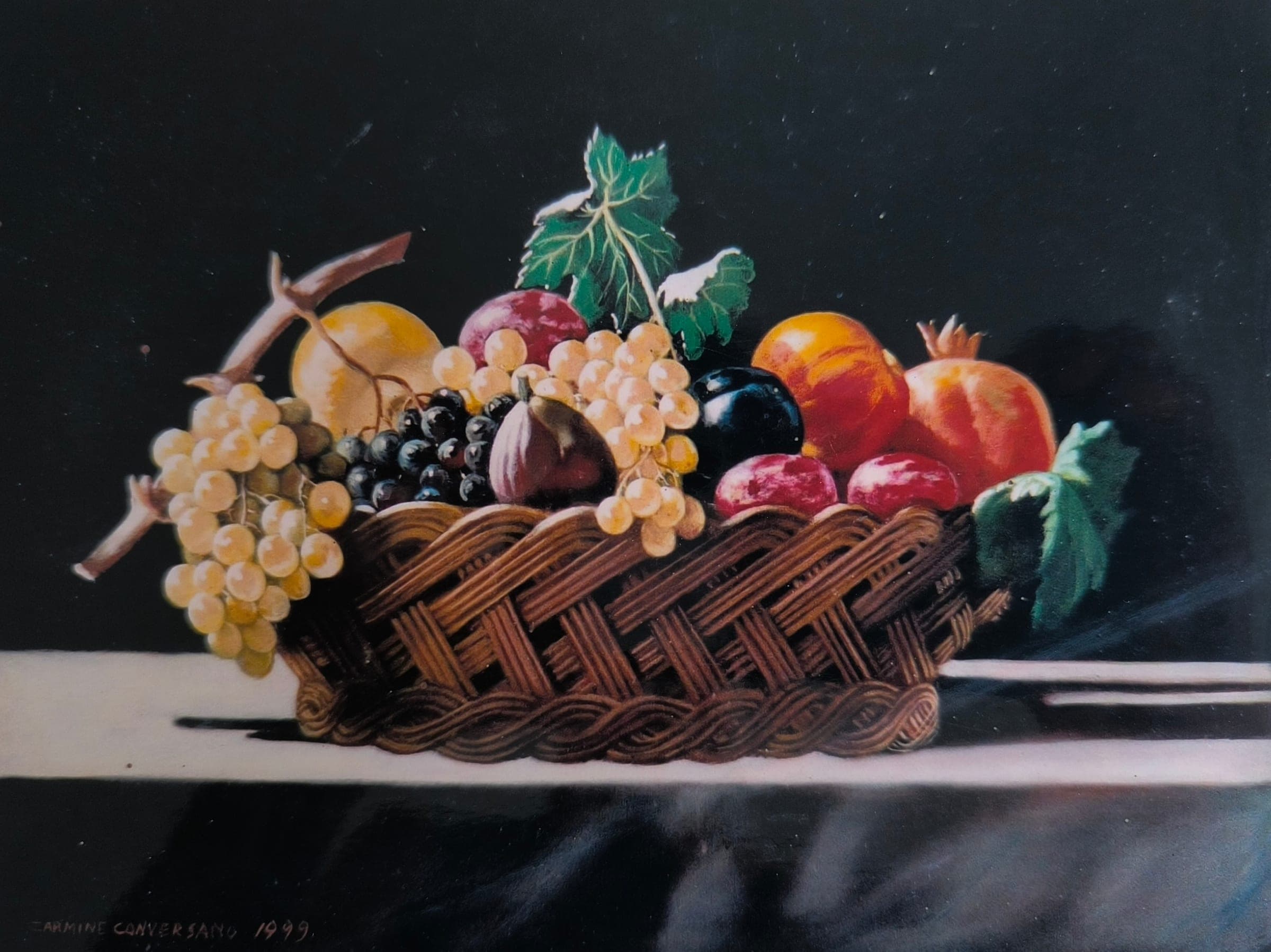 Elementi di vita, 1999 — dipinto di Carmine Conversano