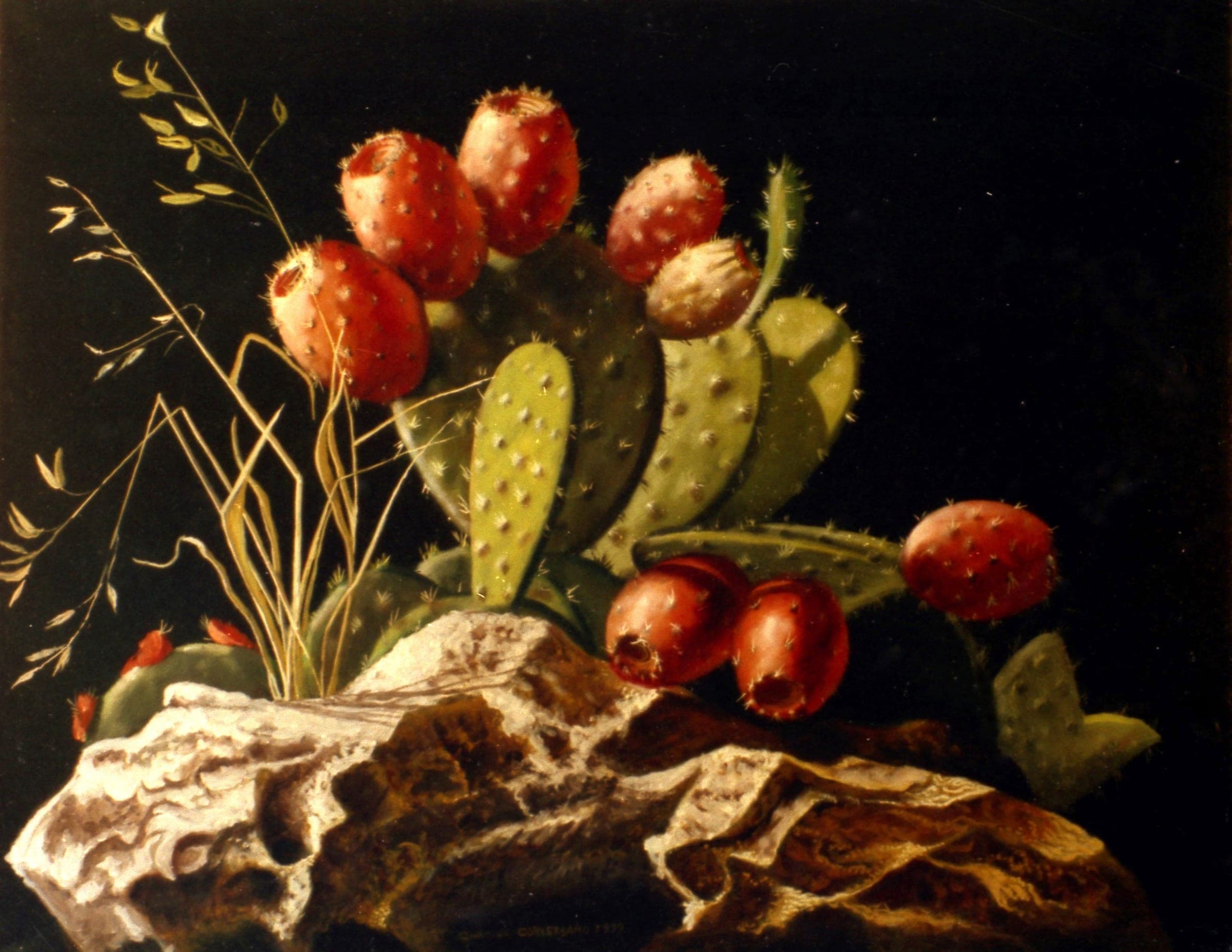 Fichi d'India, 1999 — dipinto di Carmine Conversano
