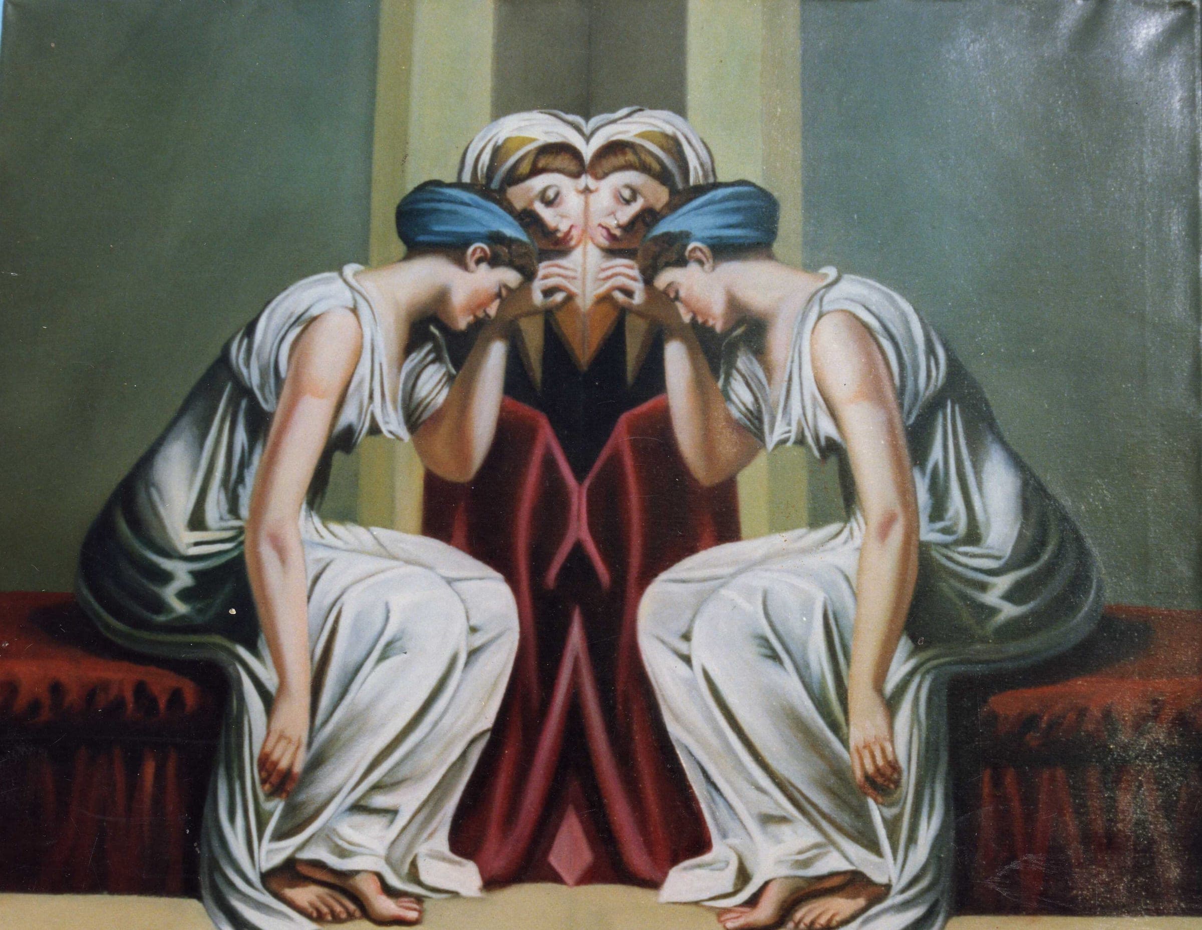 Immagine speculare, 1999 — dipinto di Carmine Conversano