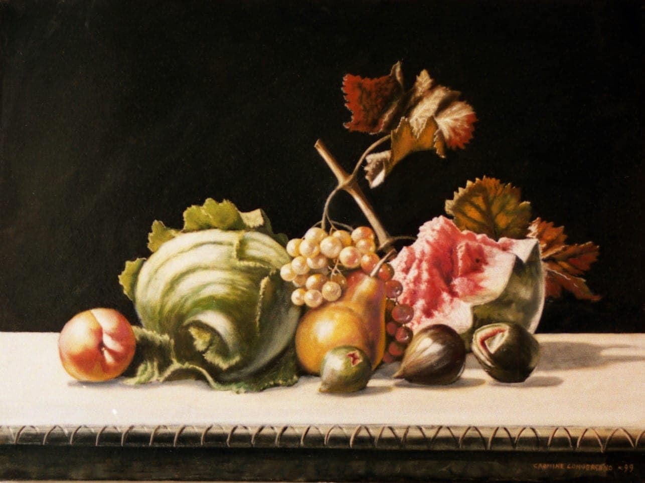Sapori d'estate, 1999 — dipinto di Carmine Conversano