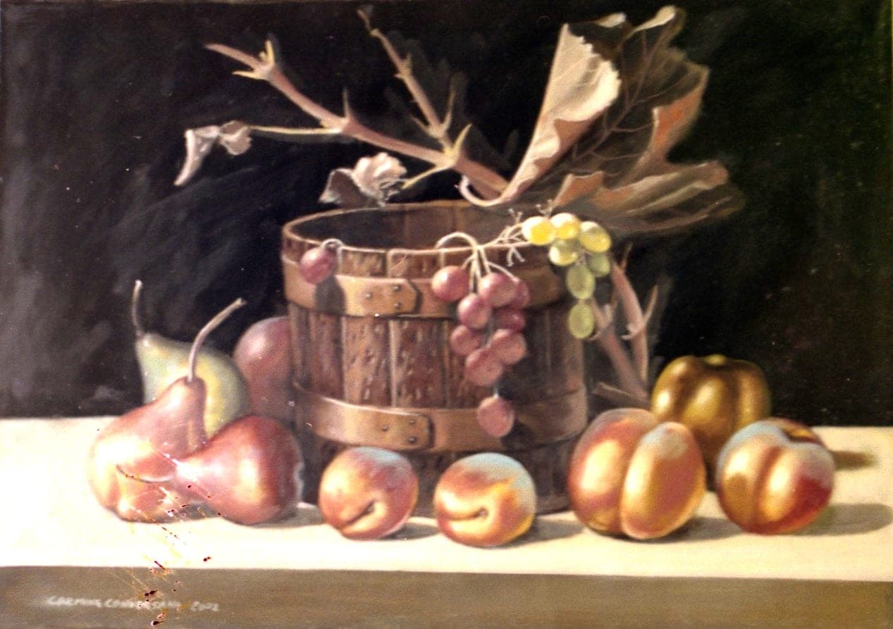 La tinozza, 2002 — dipinto di Carmine Conversano