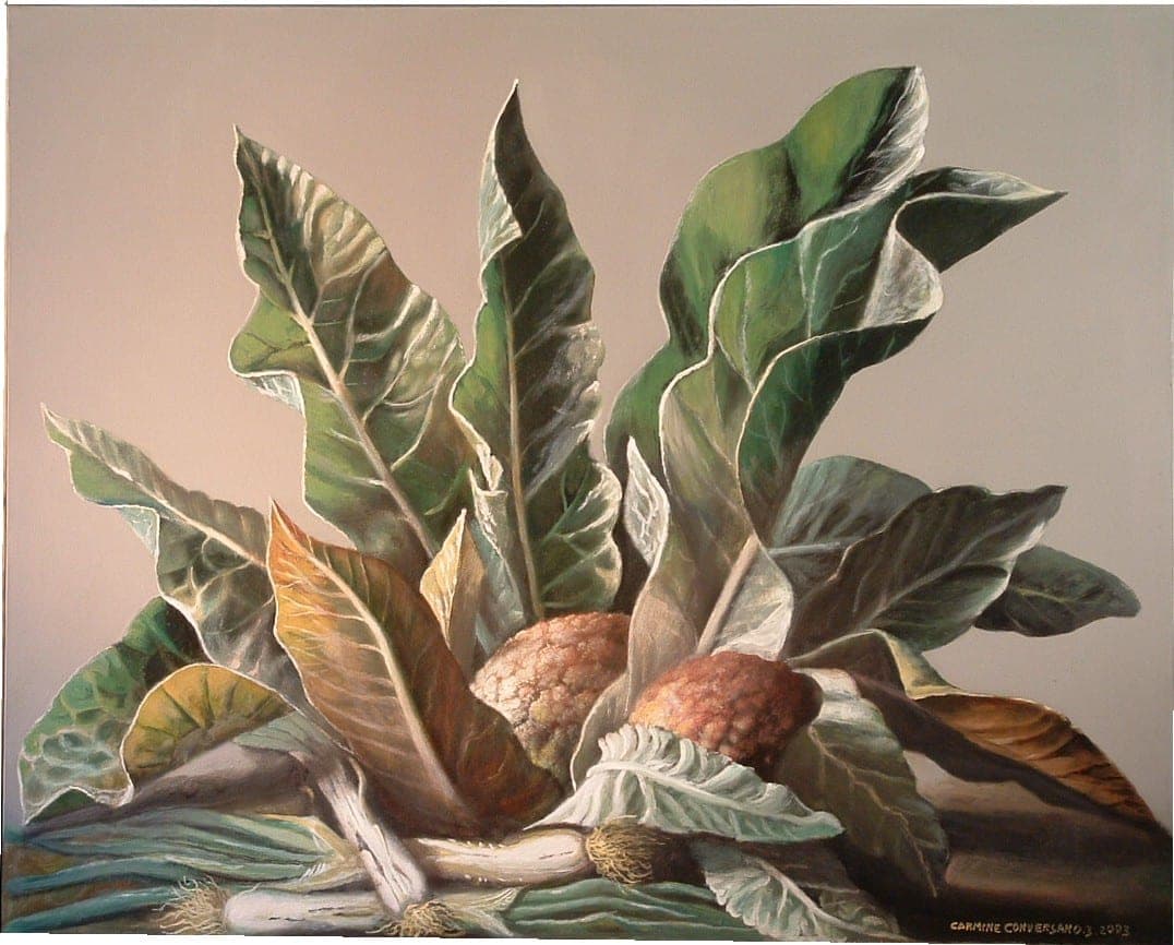 Cavolfiore, 2003 — dipinto di Carmine Conversano