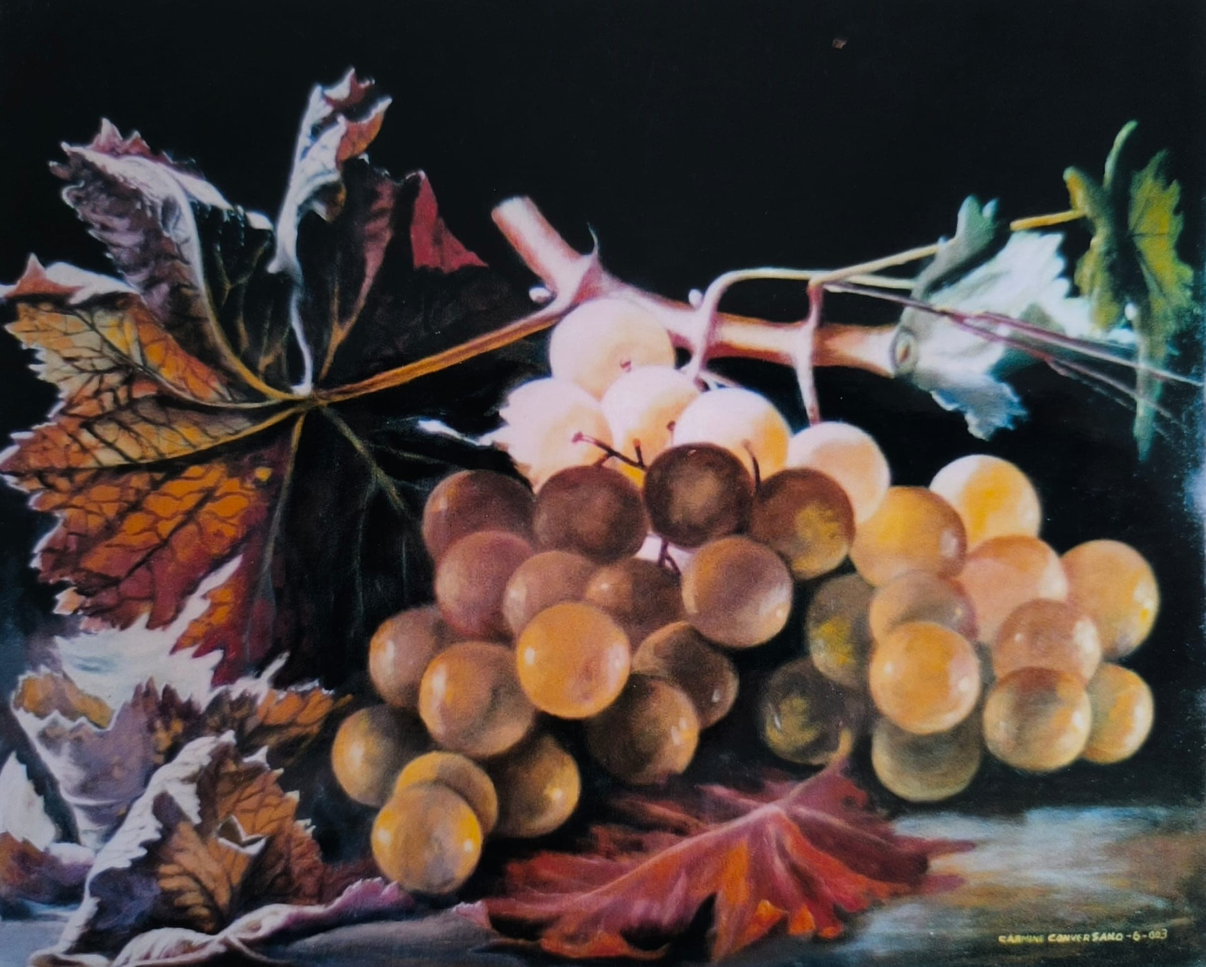 Il grappolo, 2003 — dipinto di Carmine Conversano