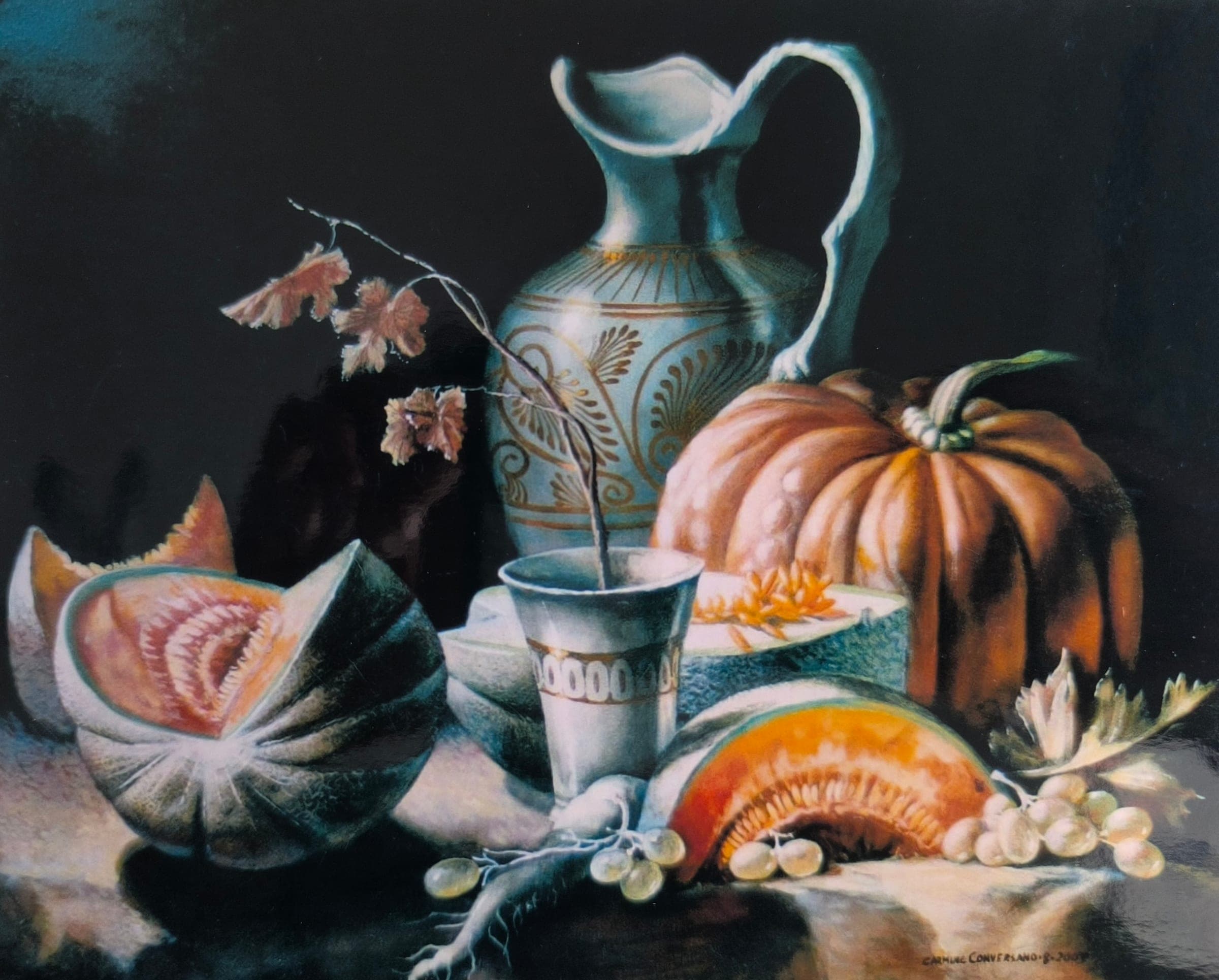 Natura morta con brocca, 2003 — dipinto di Carmine Conversano