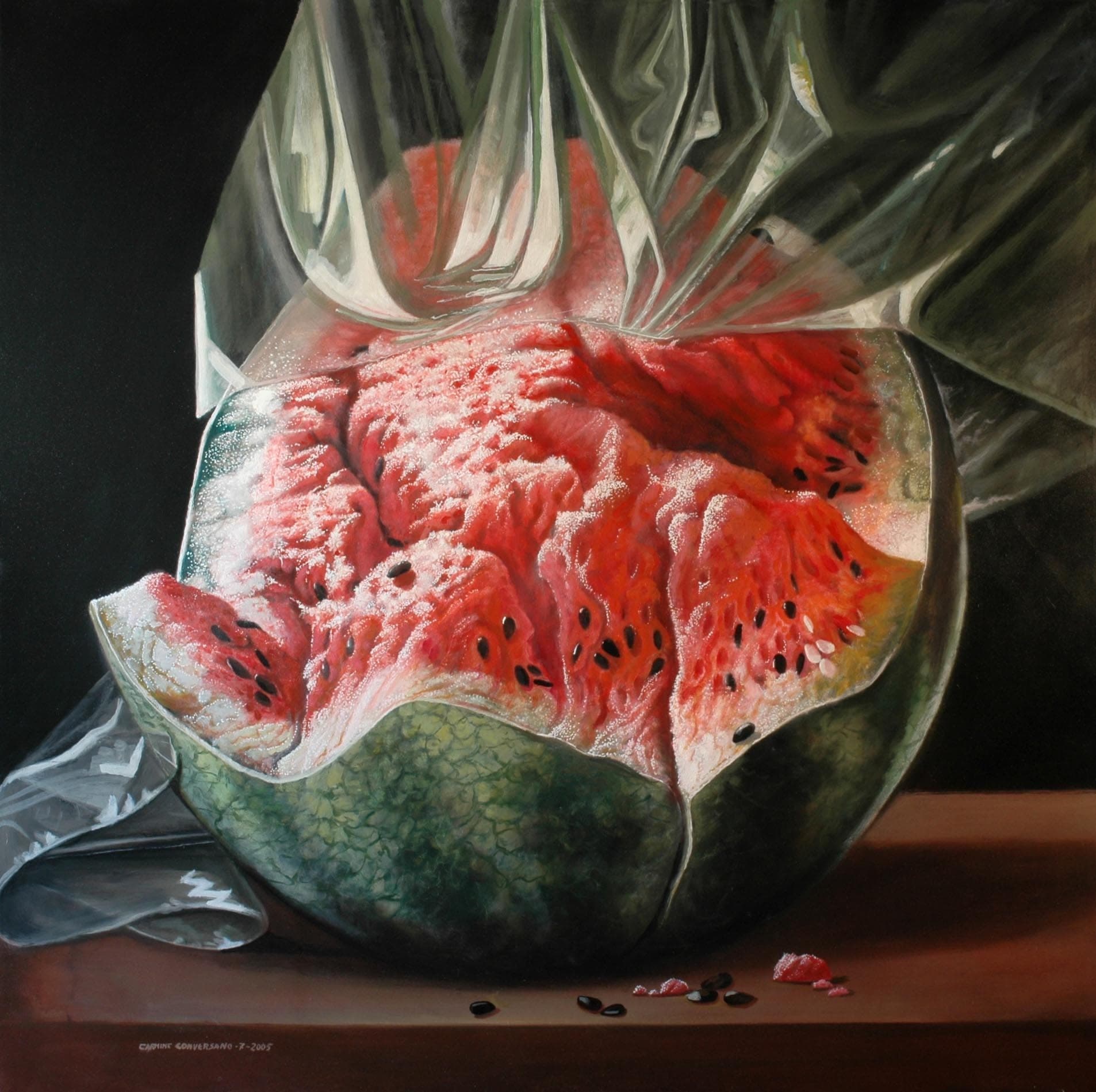 Fra le quinte, 2005 — dipinto di Carmine Conversano