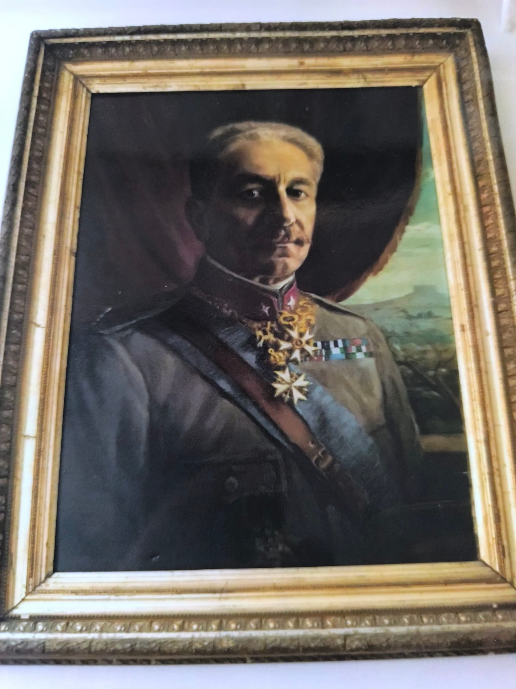 Ritratto del gen. Lorenzo Bonomo — dipinto di Carmine Conversano